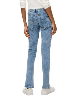 QS Stoffhose Jeans Catie / Slim Fit / Mid Rise / Slim Leg