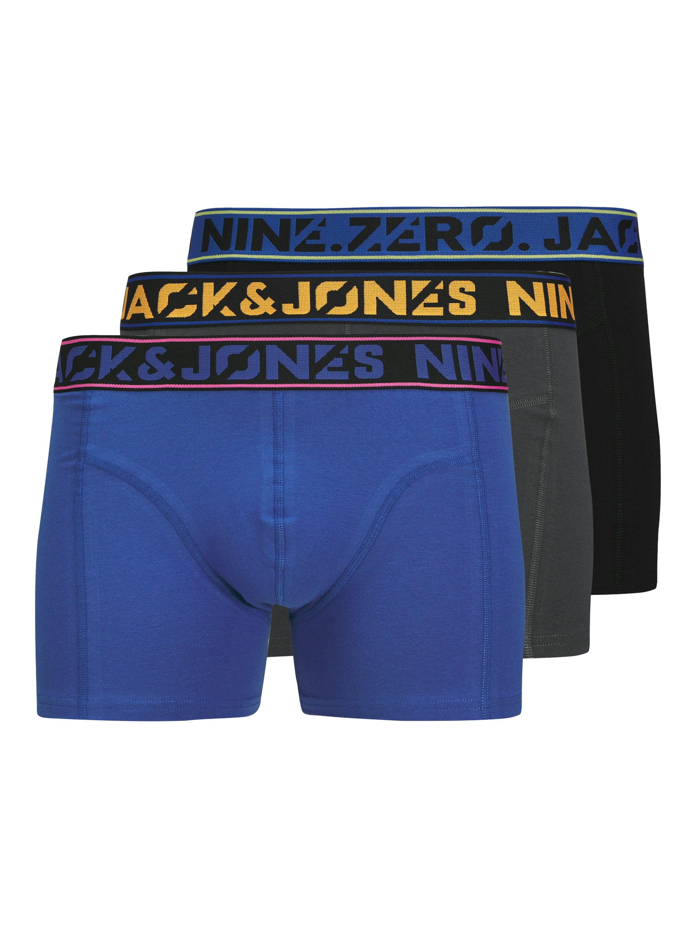 Jack & Jones Trunk JACNINE.ZERO SOLID TRUNKS 3 PACK (Packung, 3-St) mit Marken Schriftzug