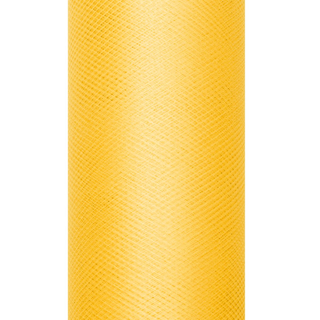 partydeco Hängedekoration Dekostoff Tüll 0,15m x 9m Gelb