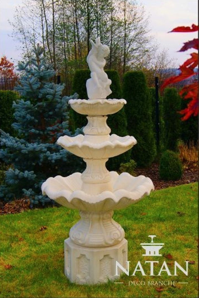 JVmoebel Skulptur »Zierbrunnen Springbrunnen Skulptur Brunnen Deko