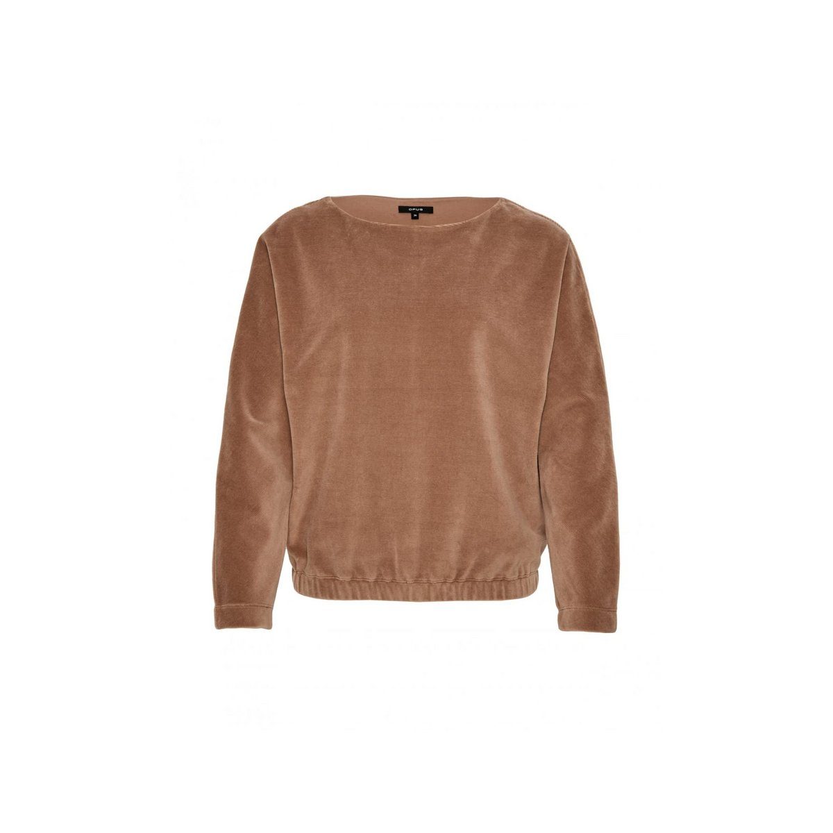 OPUS Sweatshirt braun (1-tlg) fit regular