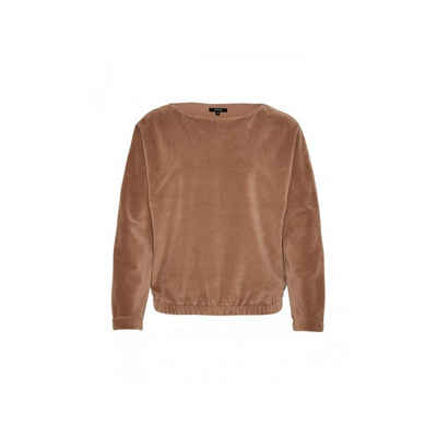 OPUS Sweatshirt braun regular fit (1-tlg)