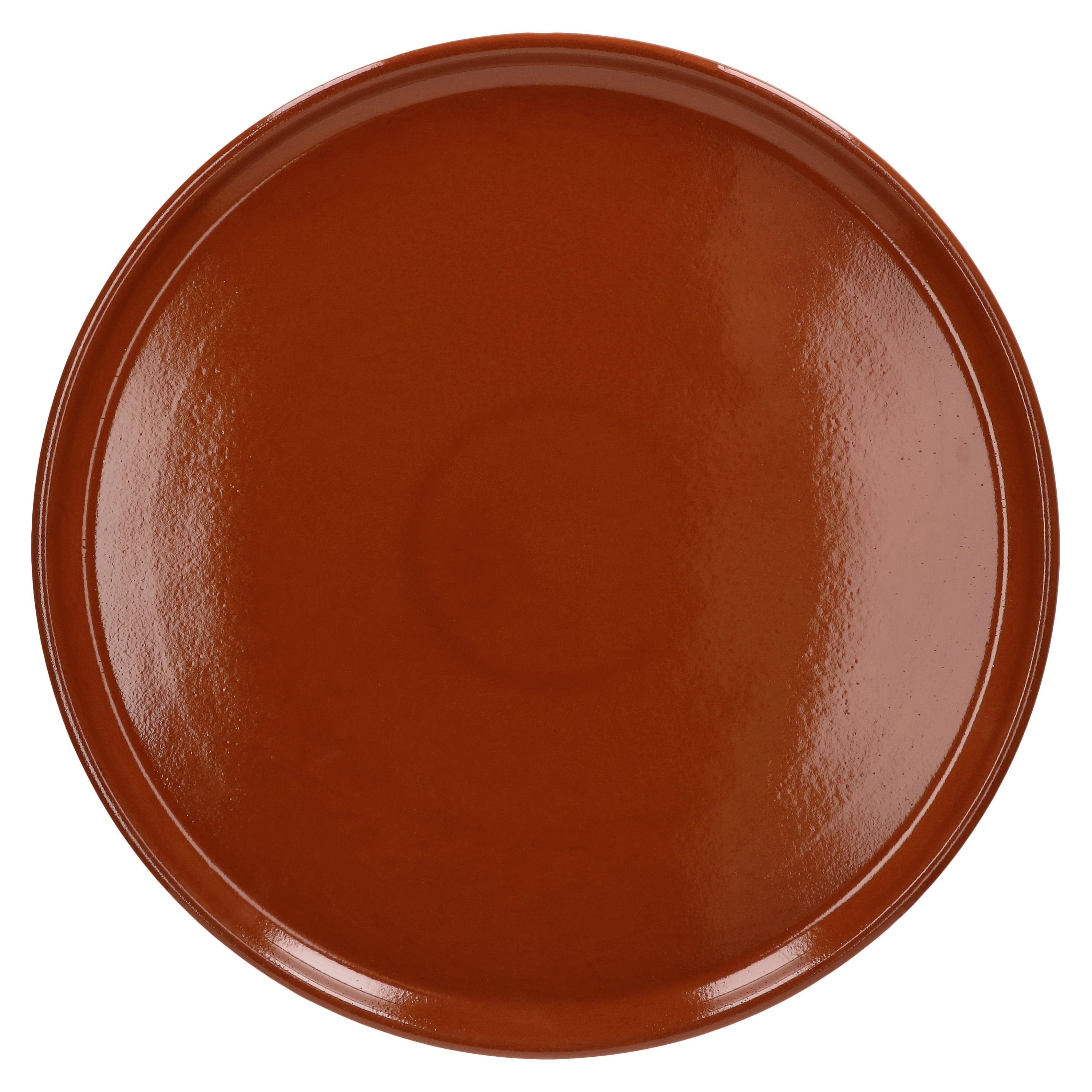 MamboCat Pizzateller 2er Set Pizzateller 32cm aus Ton - 33358