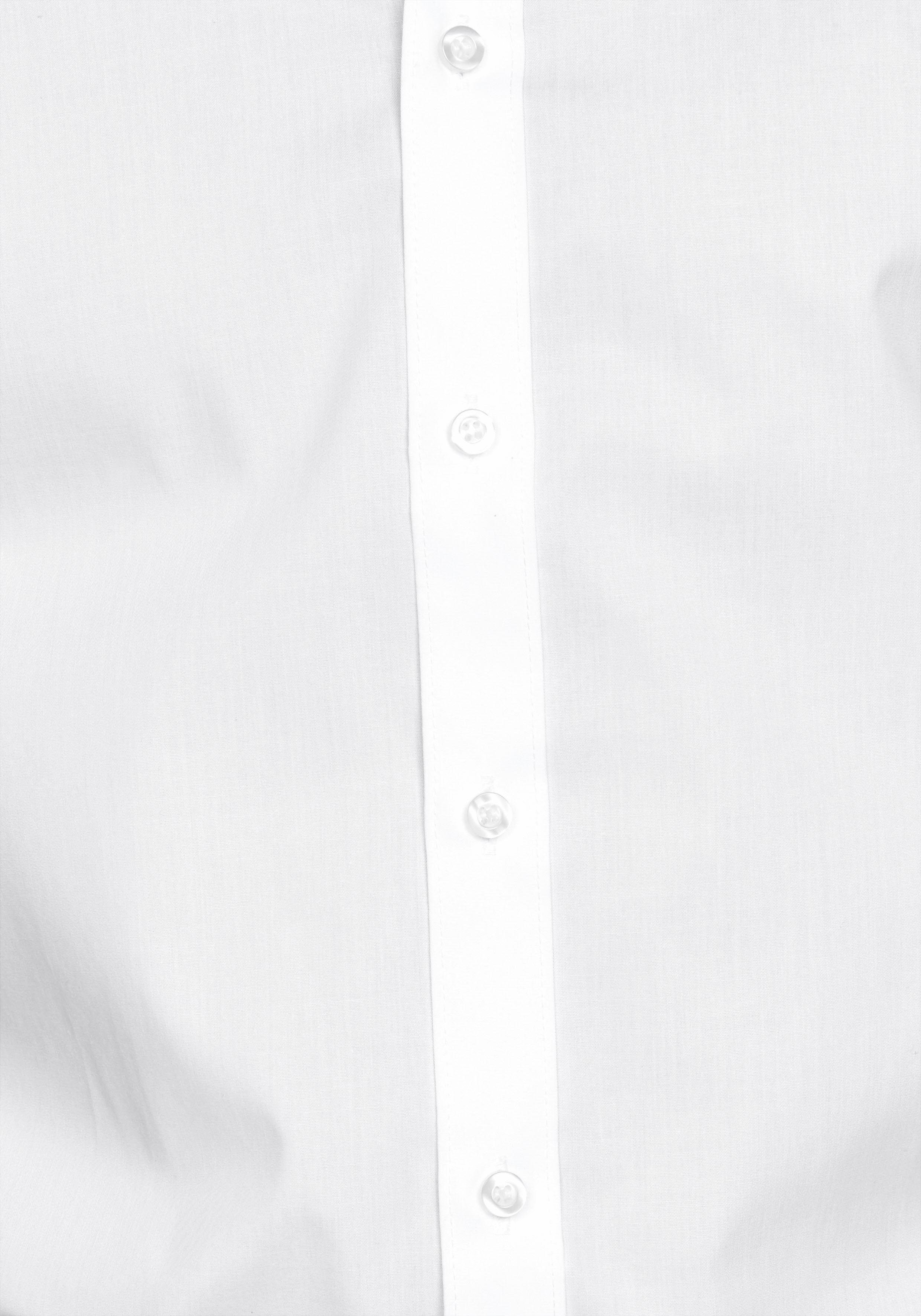 OLYMP Businesshemd Level Five weiß body fit unifarben klassisch
