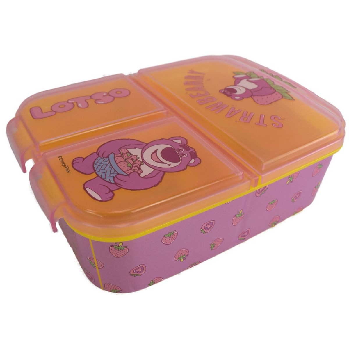 Stor Lunchbox Brotdose für Kinder mit 3 Fächern Lotso Toy Story, Kunststoff, authentisches Design