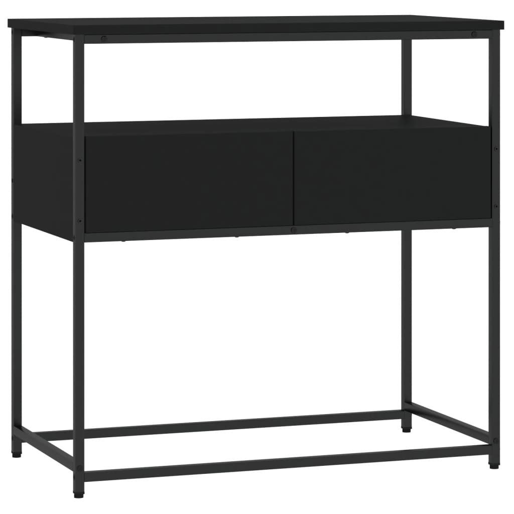 vidaXL Konsolentisch, Beistelltisch Schwarz 75x40x75 cm günstig online kaufen