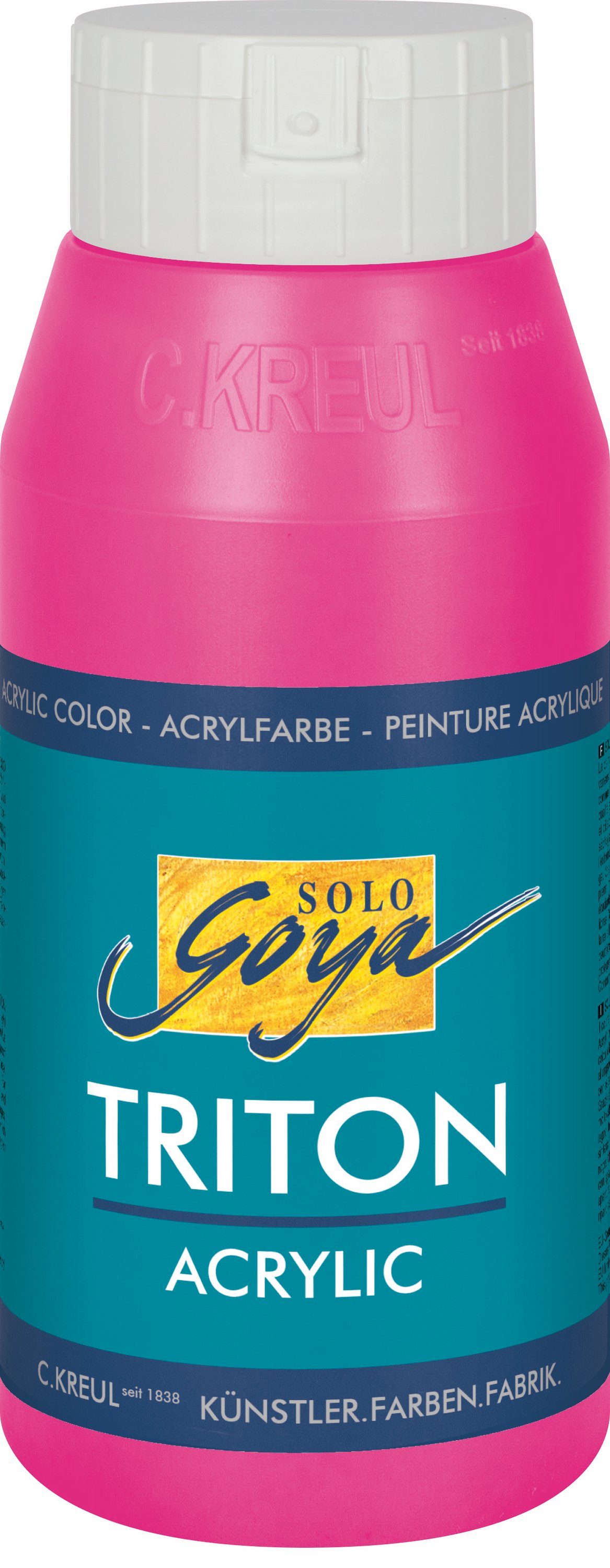 Kreul Acrylfarbe Solo Goya Triton Acrylic, 750 ml Violettrot