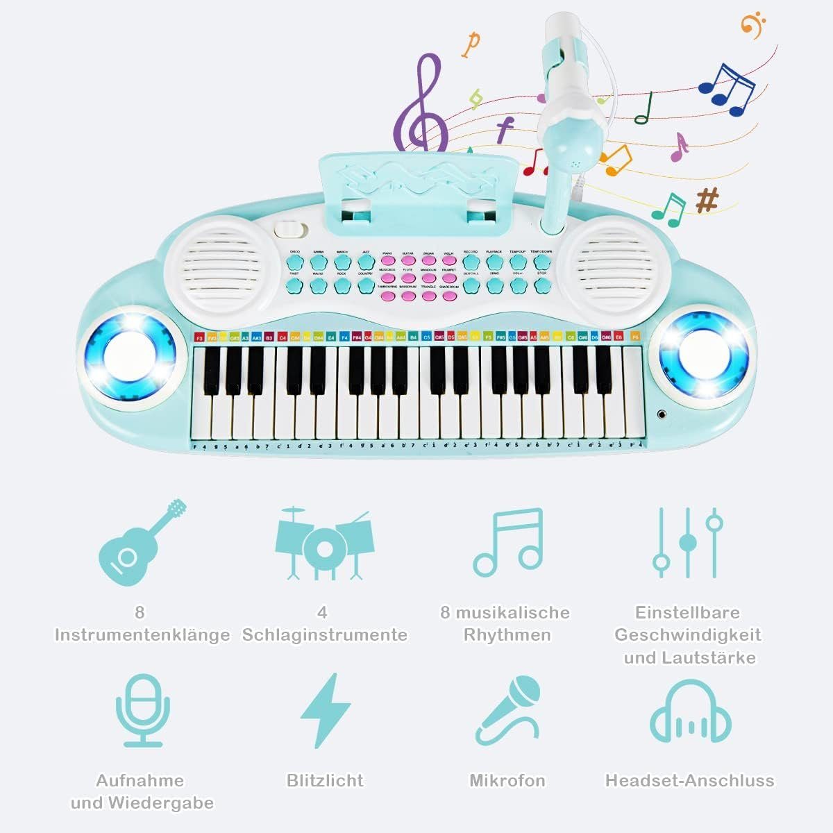 KOMFOTTEU Spielzeug-Musikinstrument Spielzeugklavier, für Kinder ab günstig online kaufen