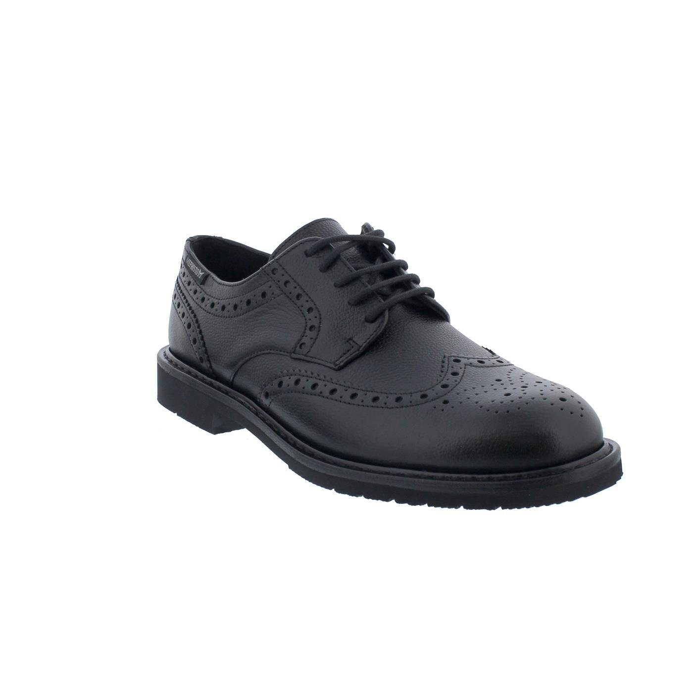 Mephisto Mephisto Max Halbschuh, Goodyear Welt, Gipsy 9100 (Glattleder), Black Schnürschuh