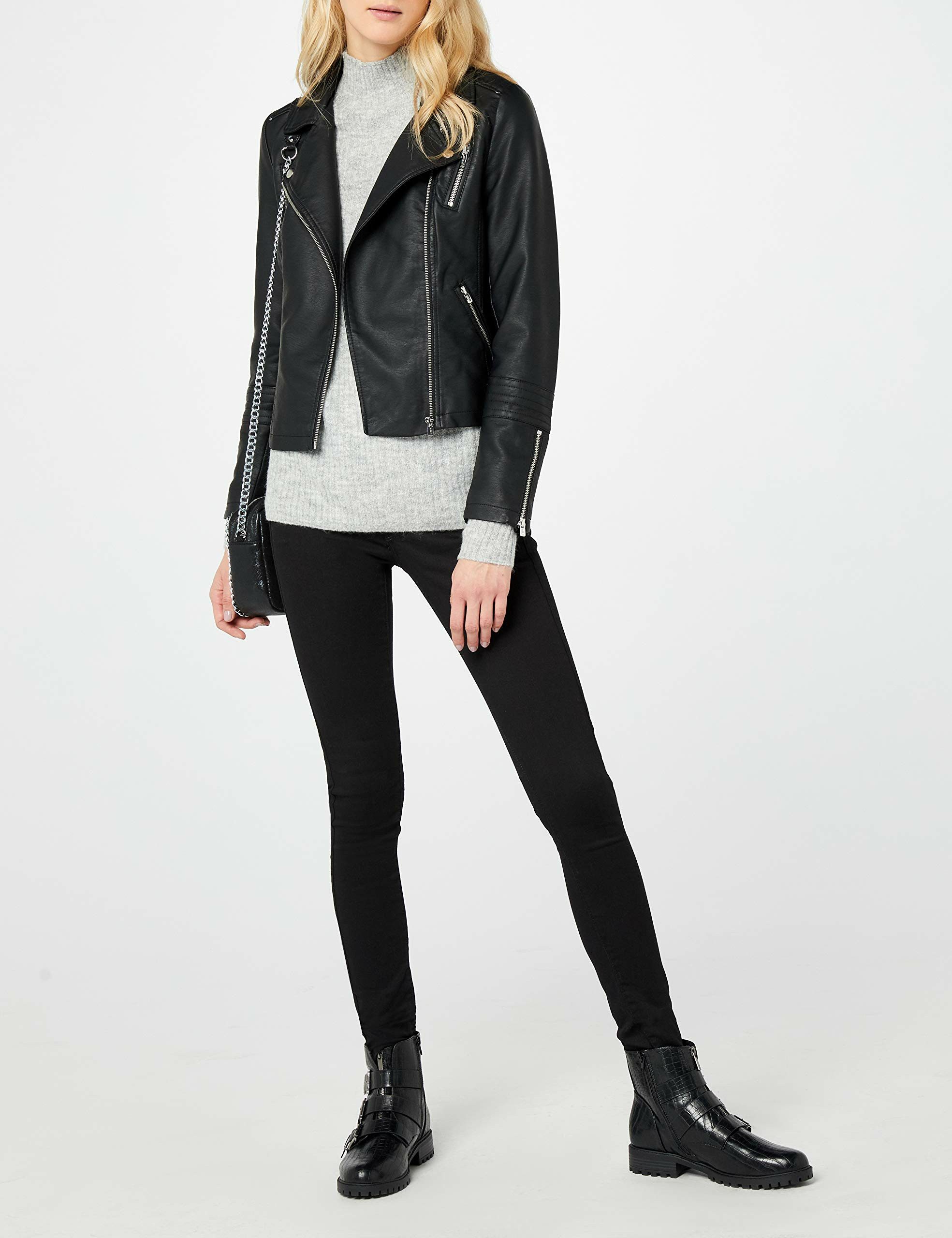 ONLY Lederjacke Lederjacke für Damen (1-St) günstig online kaufen