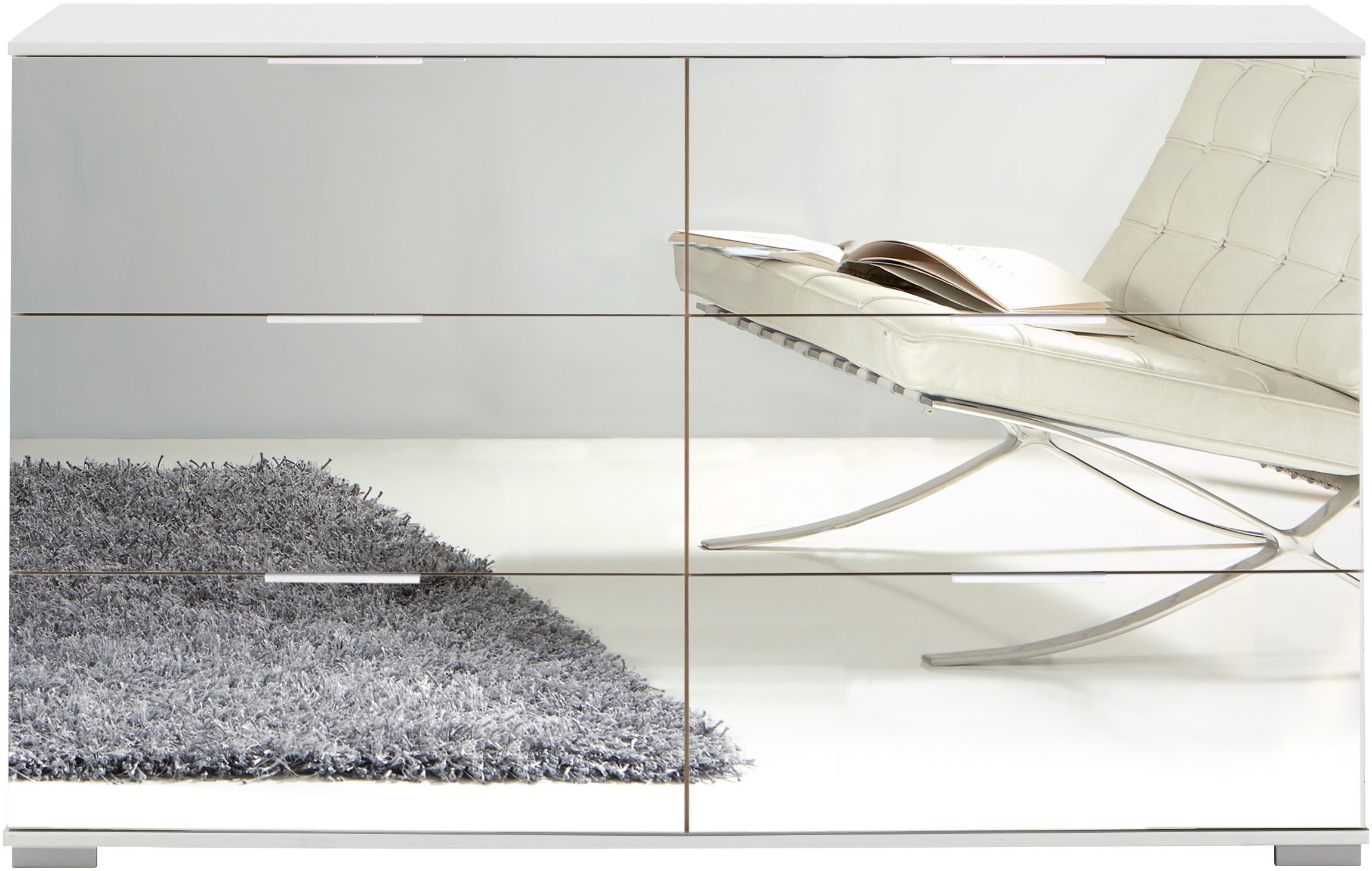 Wimex Schubkastenkommode Easy, mit Glas- oder Spiegelfront