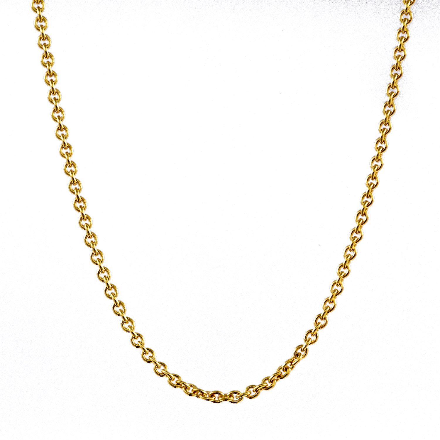 HOPLO Goldkette cm, 8 Karat - - mm Legierung Kettenlänge - Kettenbreite 38 Gold 333 - 0,8 Halskette Ankerkette in Germany Made