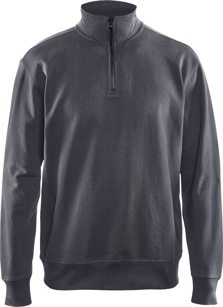 Rundhalspullover Sweatshirt Half-Zip