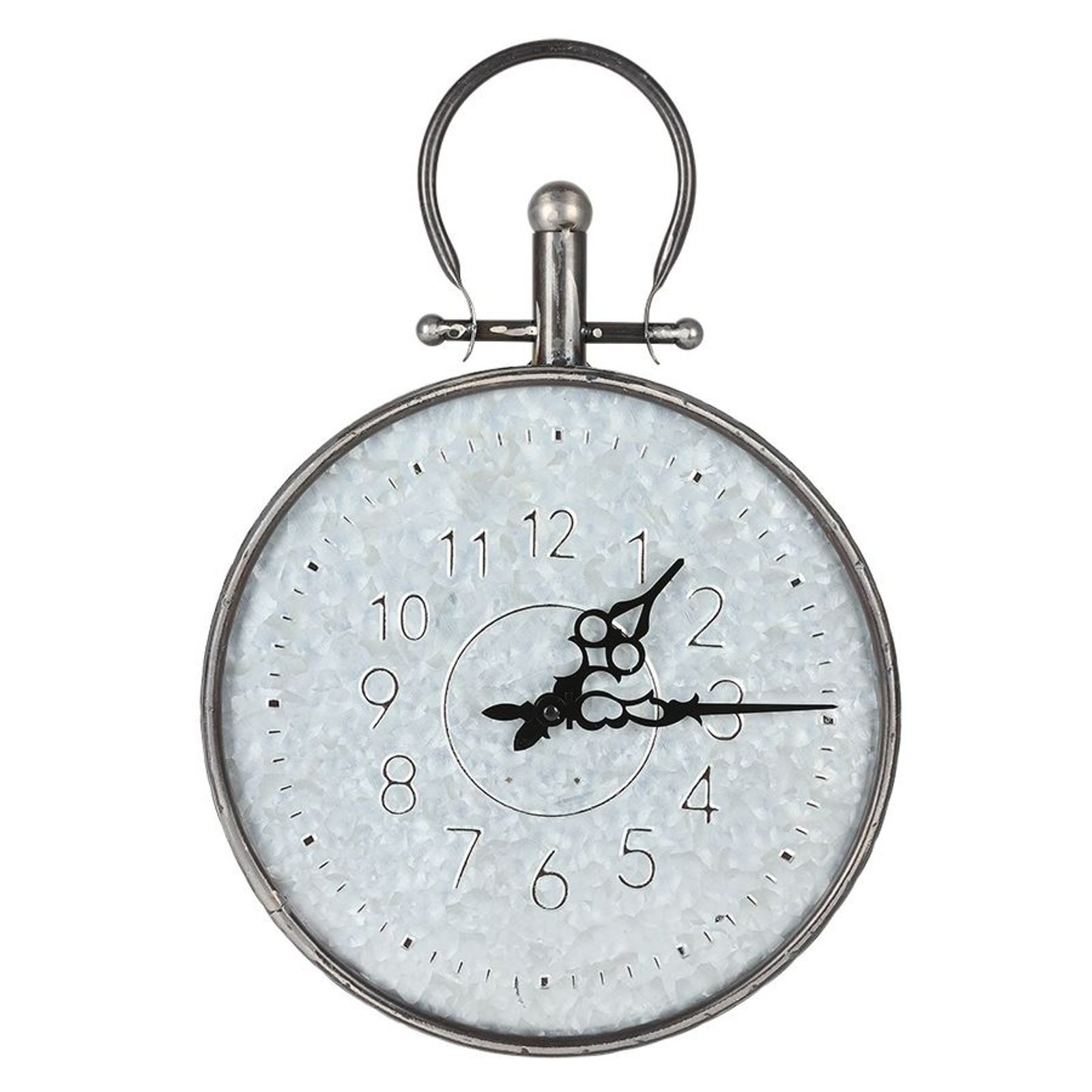 BURI Wanduhr Retro Wanduhr 31,5cm Taschenuhr Design Küchenuhr Wohnzimmeruhr Baduhr