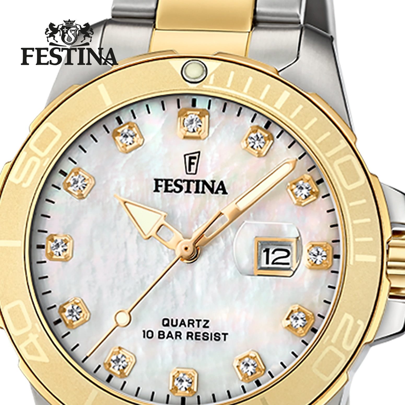 Festina Quarzuhr Festina Damenuhr Edelstahl silber günstig online kaufen