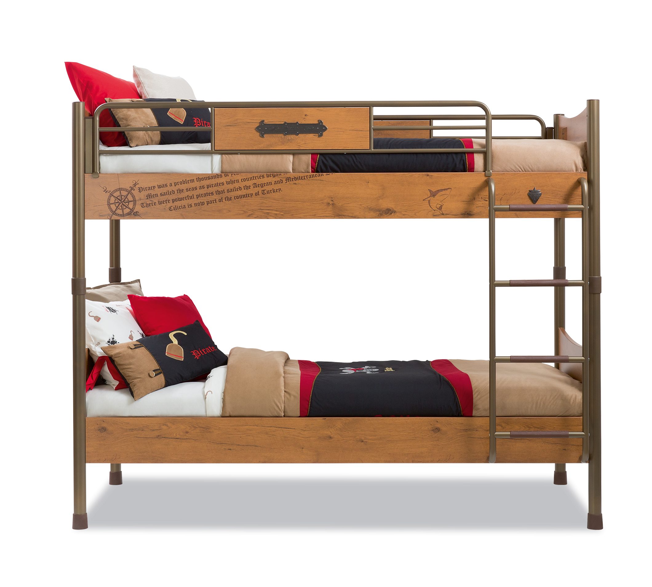 Möbel-Zeit Etagenbett Pirate - Abenteuerliche Träume im Kinderzimmer
