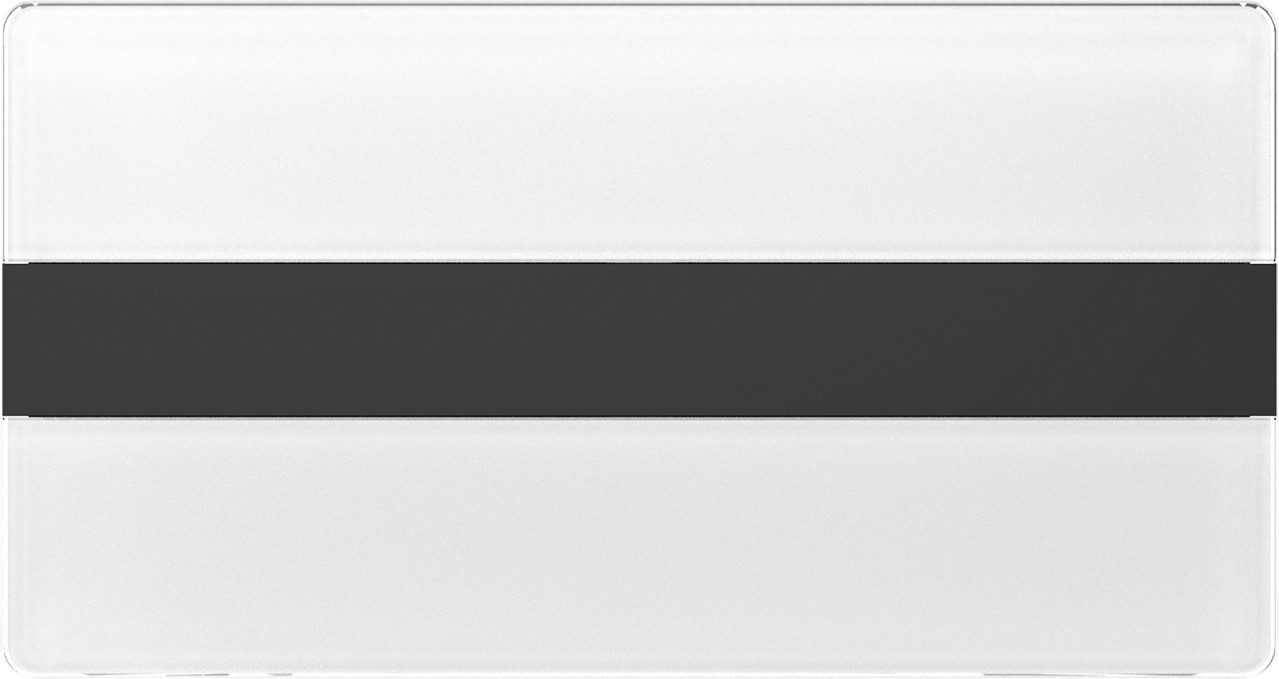 Wisa Betätigungsplatte Wisa Betätigungsplatte ION DF Glas weiß