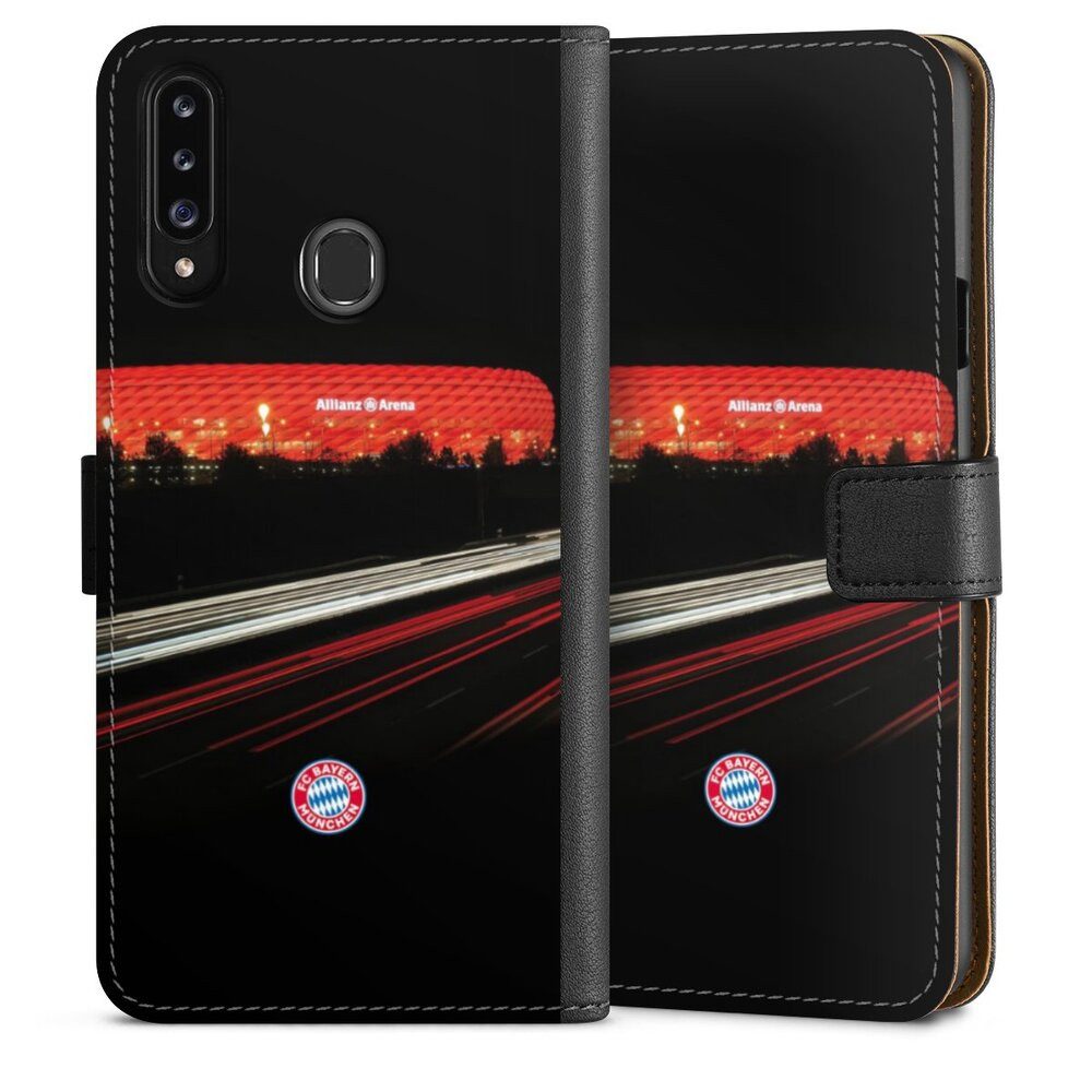 DeinDesign Handyhülle FC Bayern München FCB Stadion FC Bayern München Allianz Arena, Samsung Galaxy A20s Hülle Flip Case Klapphülle Handytasche Leder