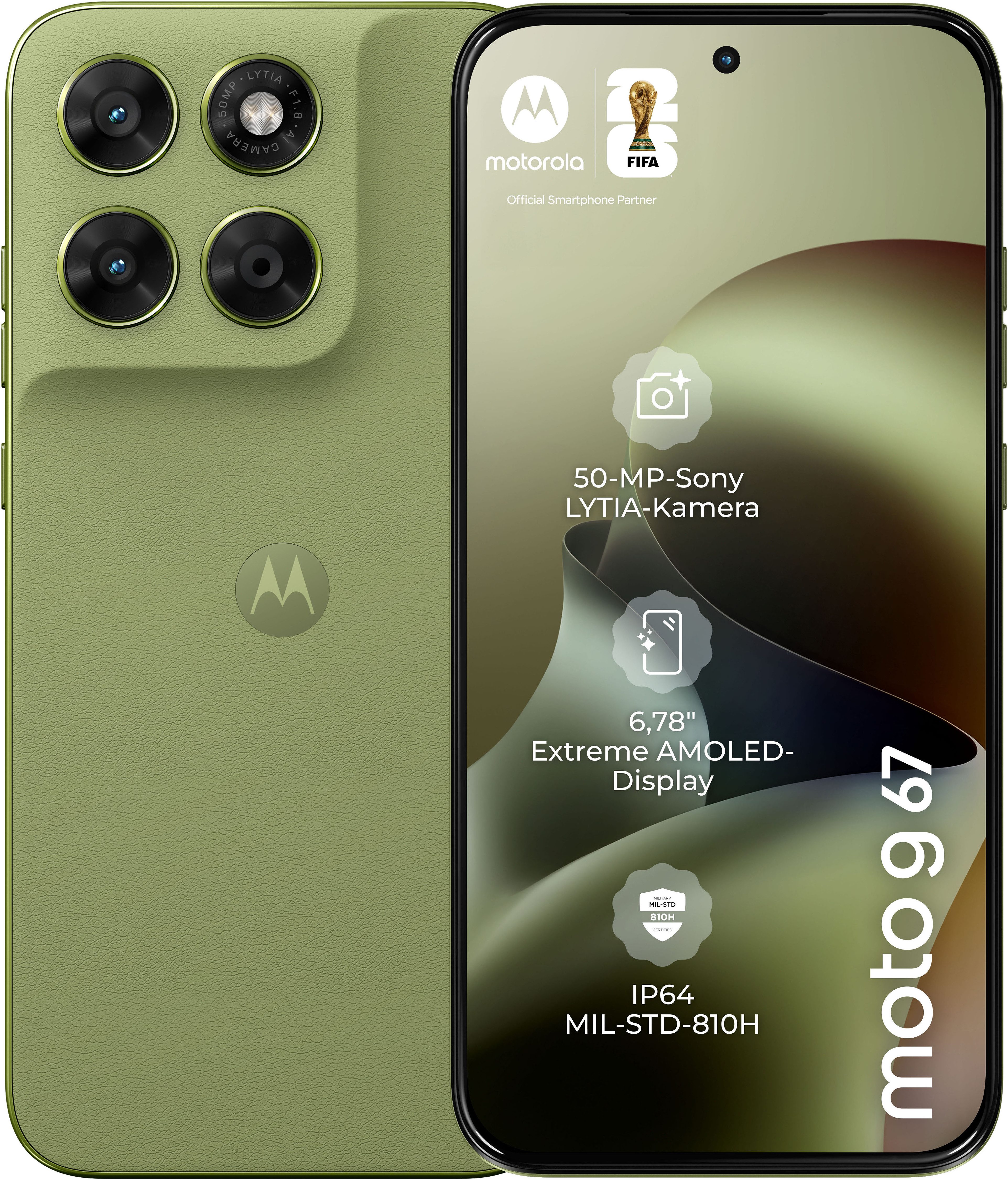 Motorola moto g67 Smartphone (17,22 cm/6,78 Zoll, 256 GB Speicherplatz, 50 MP Kamera)