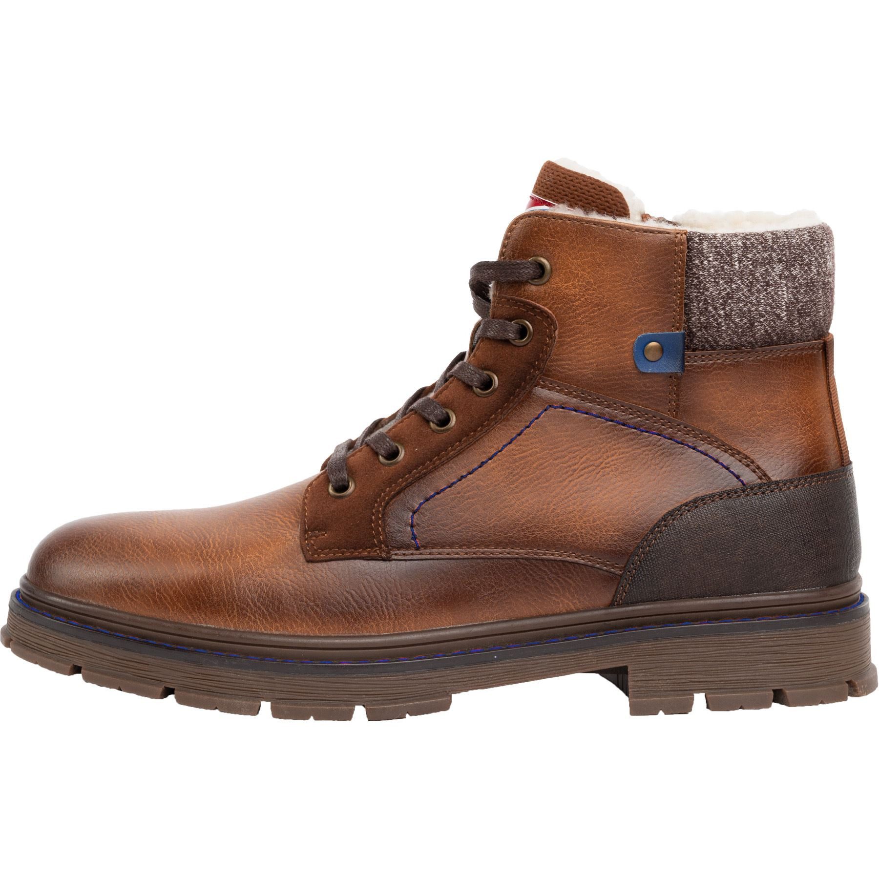 Nebulus LEVI, P5886 - Herren, hellbraun-blau, 45 Winterstiefel