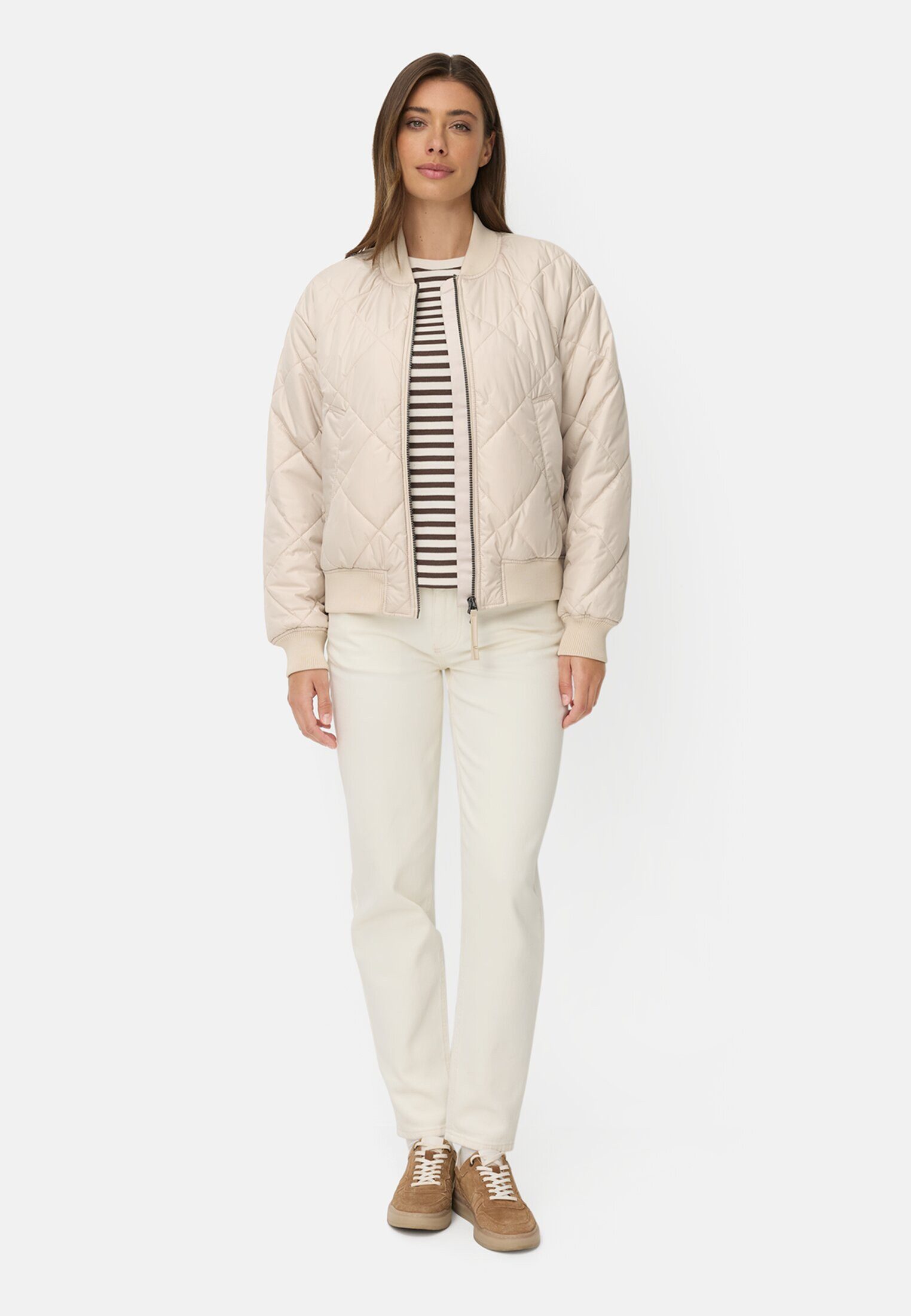 camel active Bomberjacke mit bedrucktem Futter Langarm