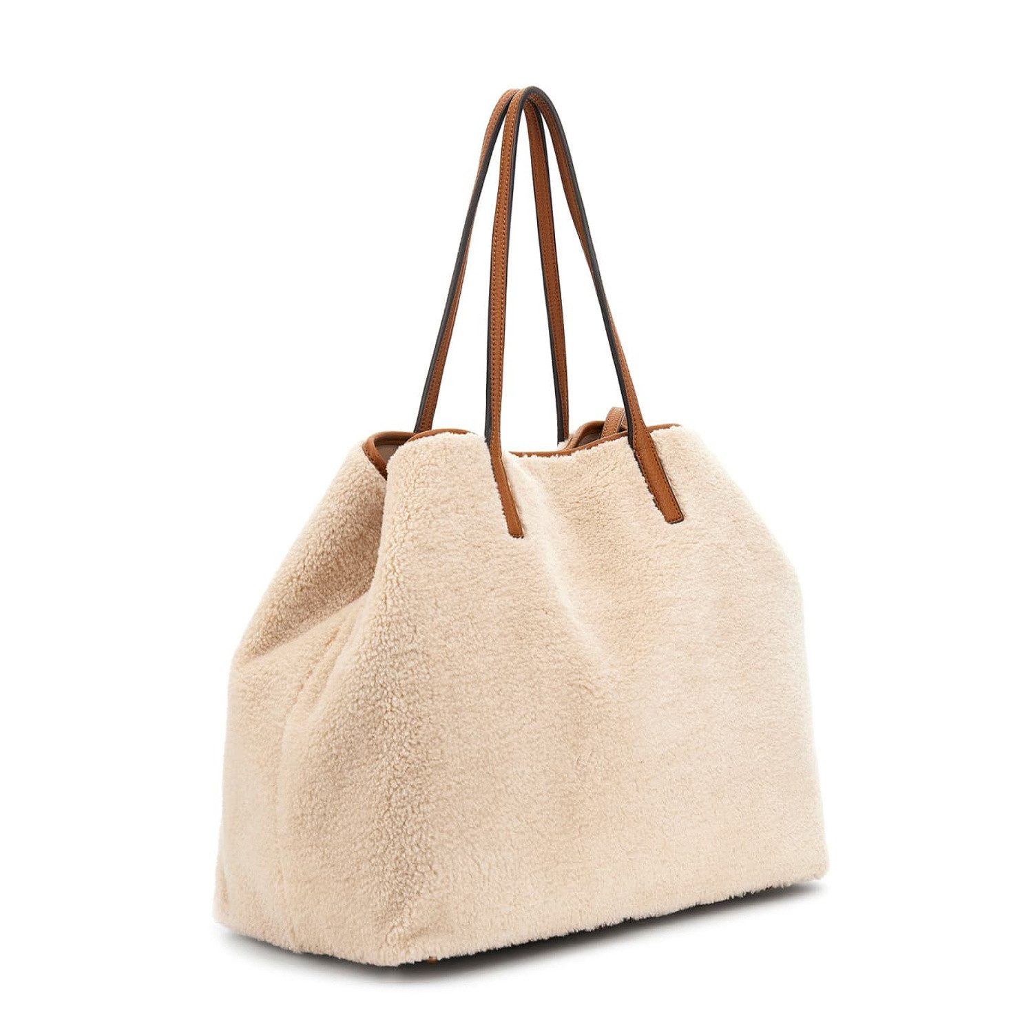Guess Umhängetasche GUESS Shopper Victtoria Large natural/cognac (1, 1-tlg. günstig online kaufen