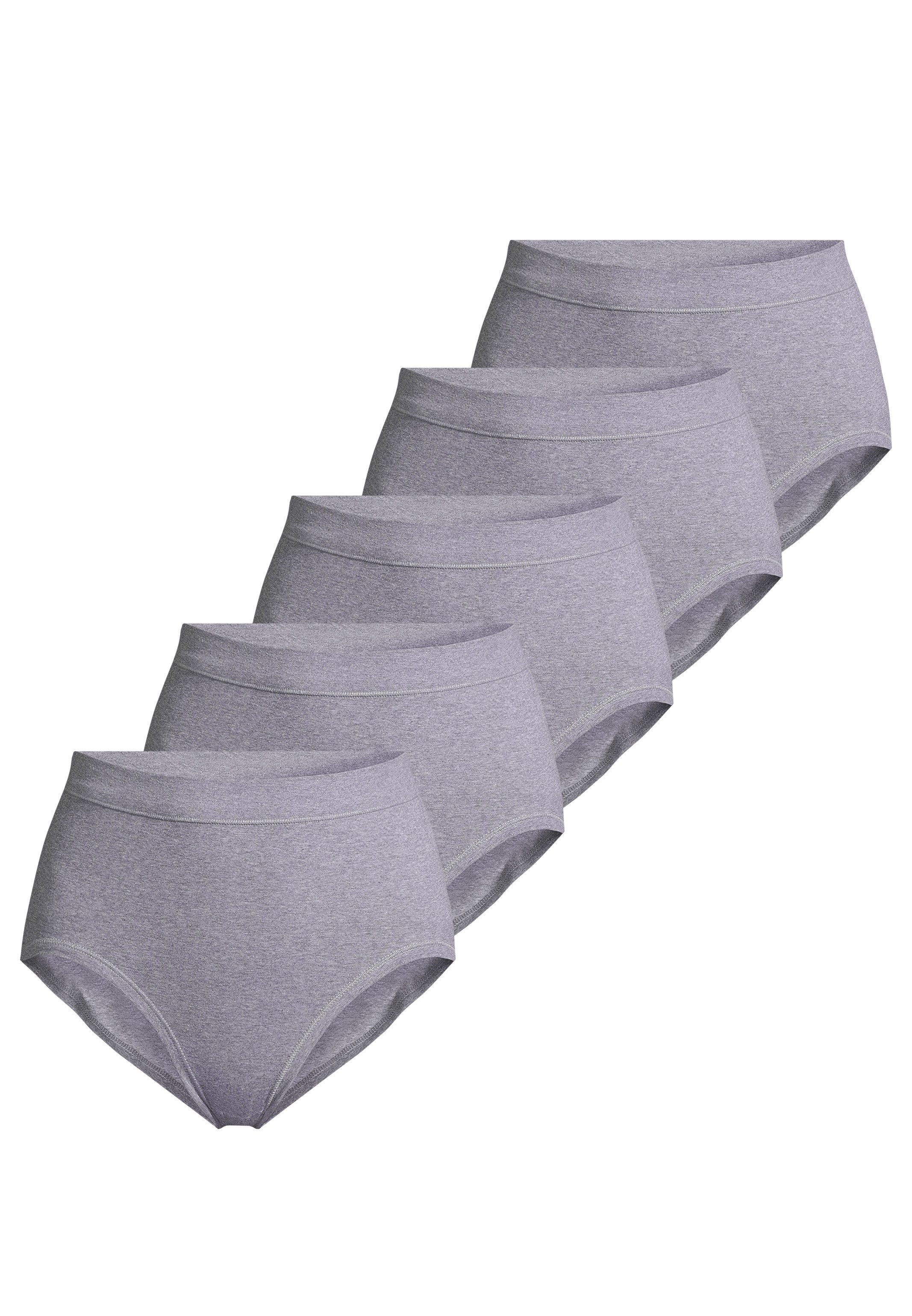 Taillenslip 5er-Pack Basic - Feinripp