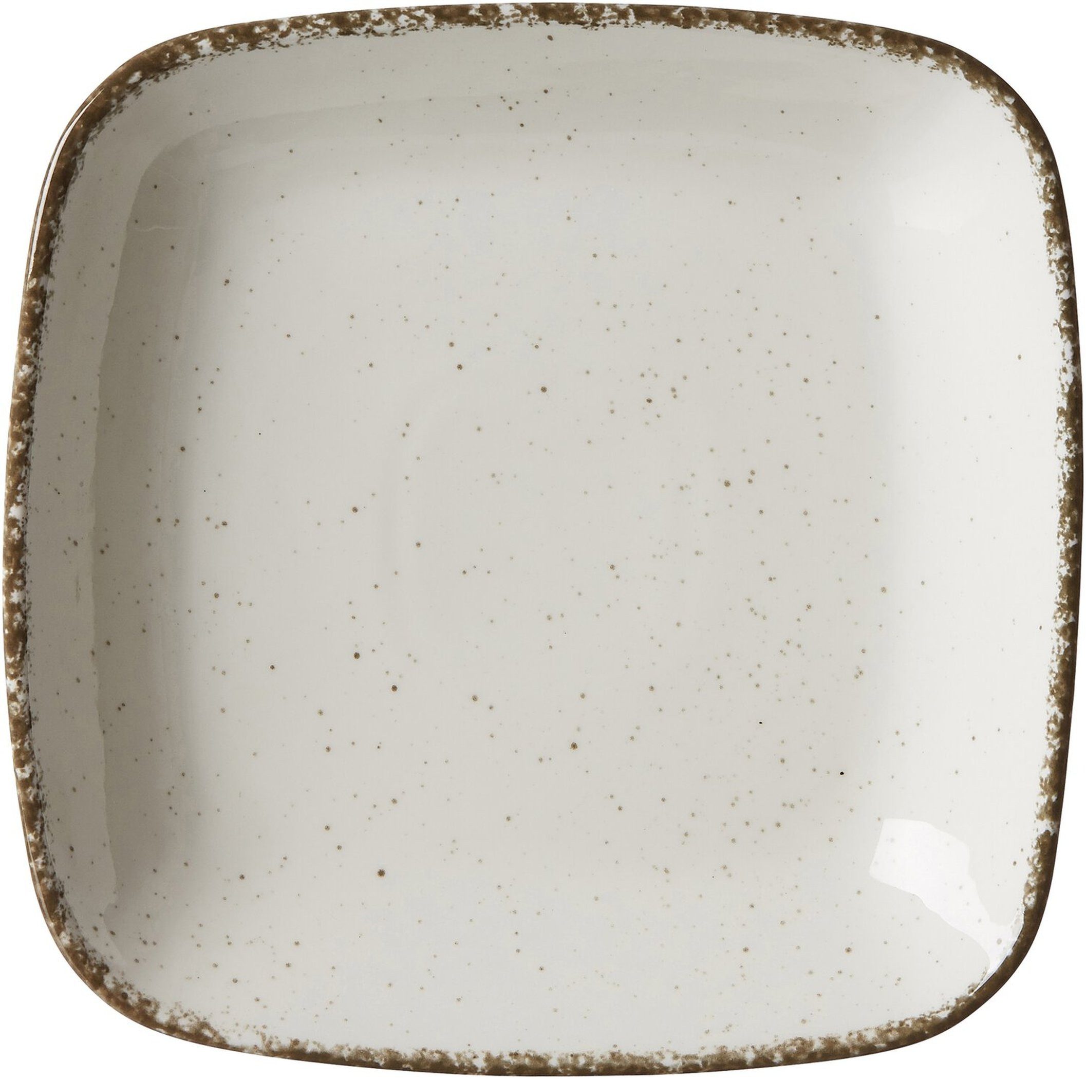 Ritzenhoff & Breker Суповая тарелка Суповая тарелка Тарелки Casa Porzellan creme eckig 22 x 22 x 4 cm, (1 St), Spülmaschinefest