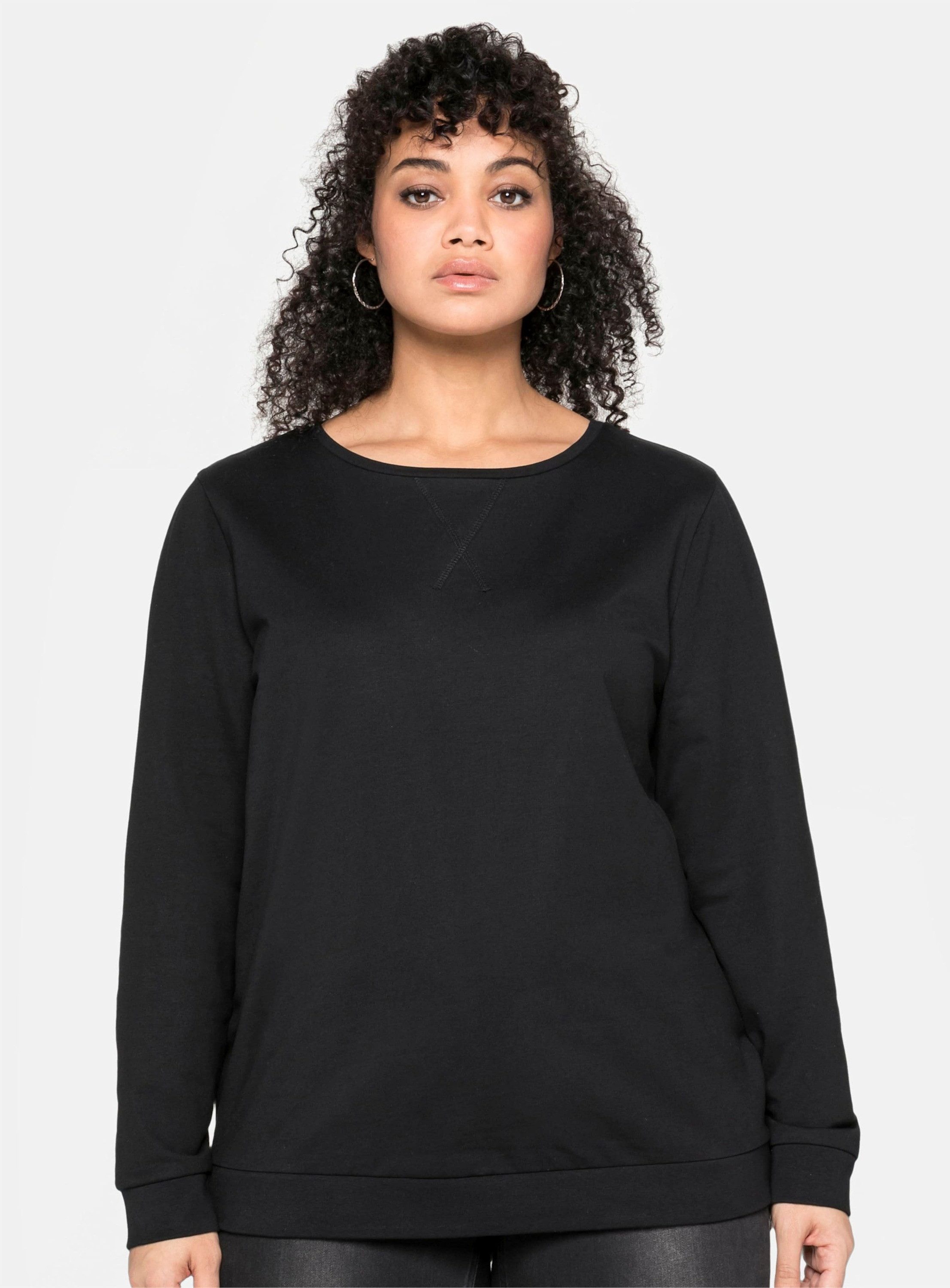 Sheego Sweater Sweatshirt Langarm günstig online kaufen