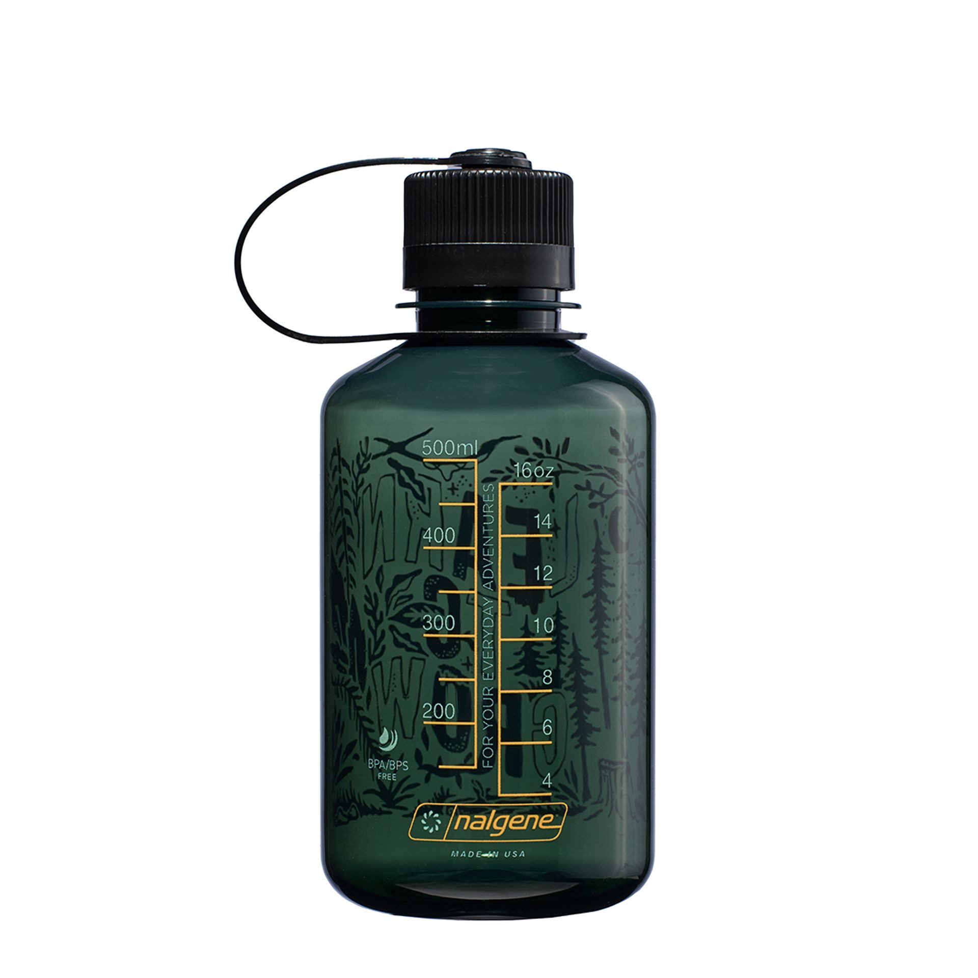 Nalgene Trinkflasche Trinkflasche 'EH Sustain' 0,5 Liter learn to grow, Trinkflasche für Sport und Freizeit