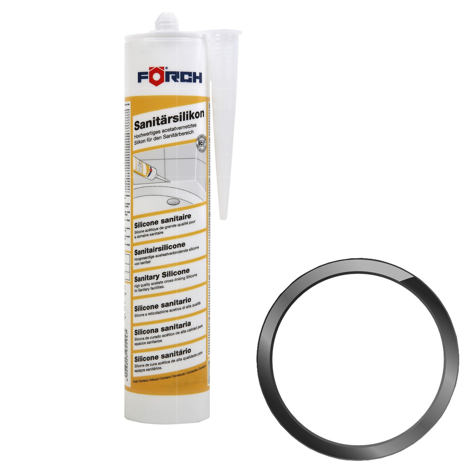 FÖRCH Silikon Sanitärsilikon - 0.31 Ltr