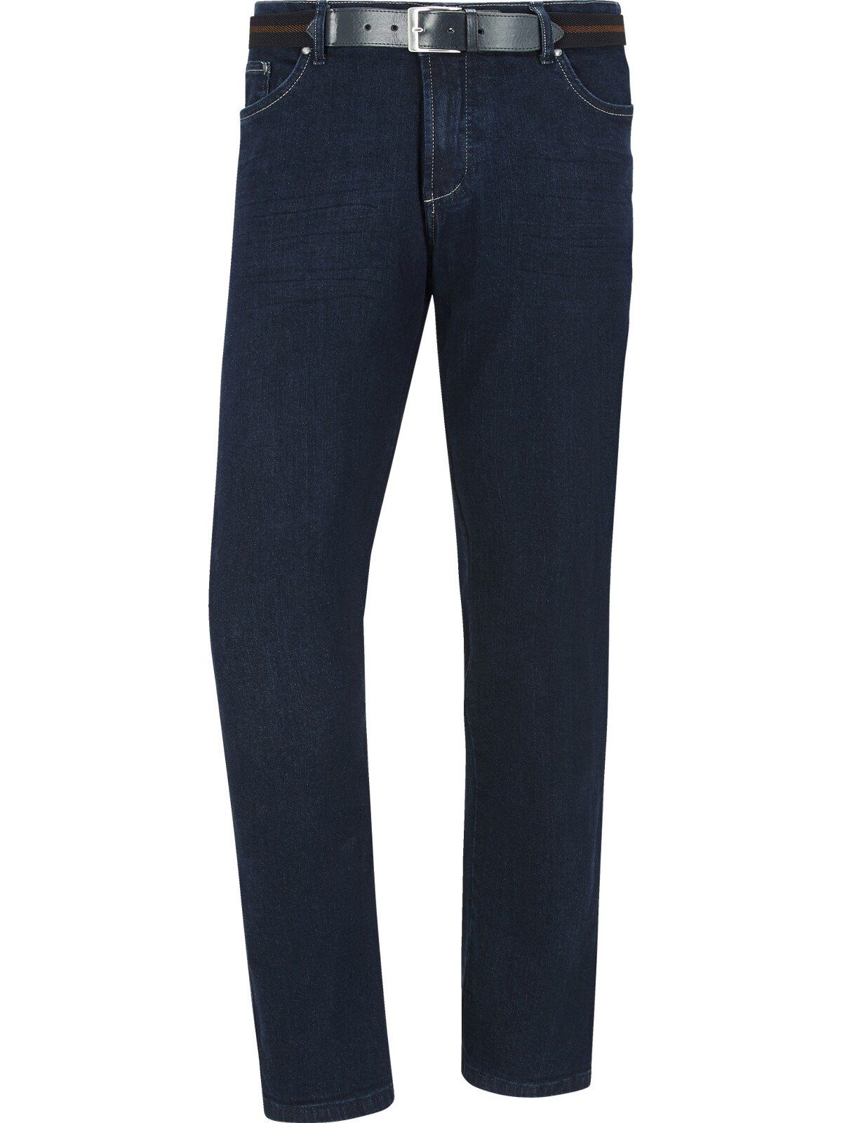 Gürtel Jan Comfort-fit-Jeans mit dunkelblau JOEL Vanderstorm