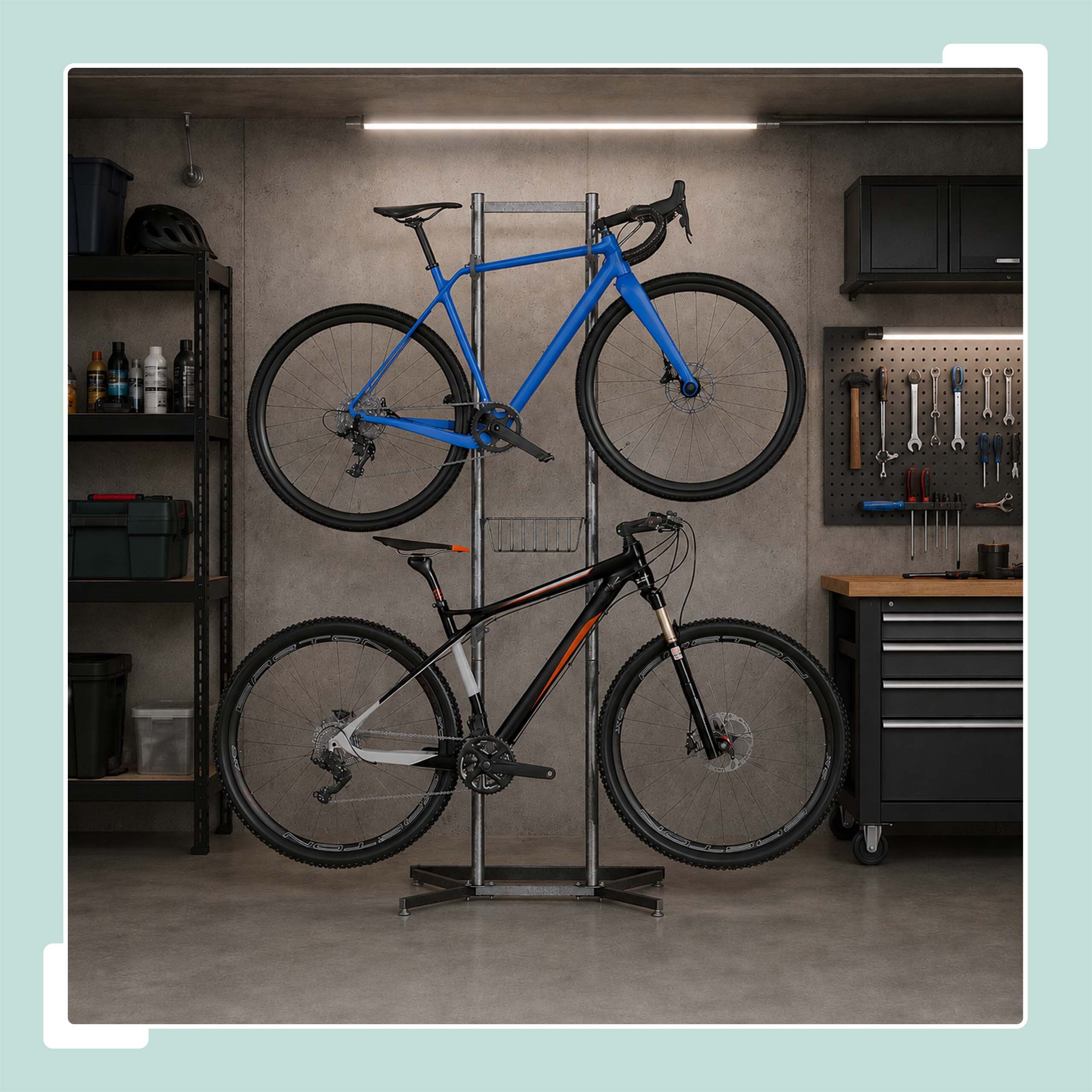 relaxdays Fahrradständer 2 Räder (1-St) – Bild 5 von 5