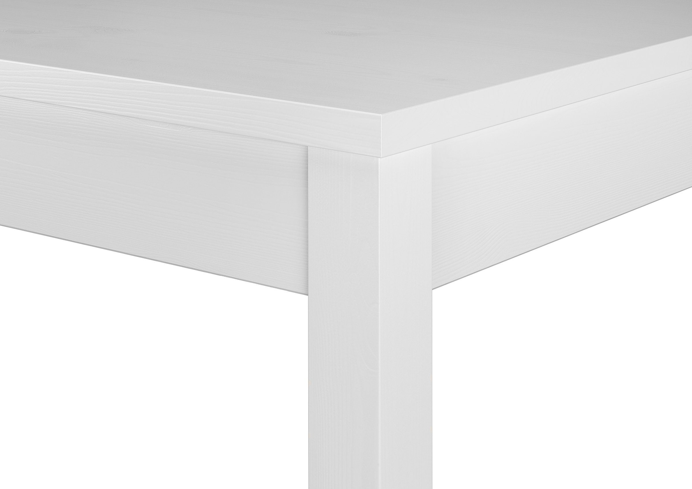 Massivholz Küchentisch Esstisch weißer Tisch schlichter ERST-HOLZ 80x120