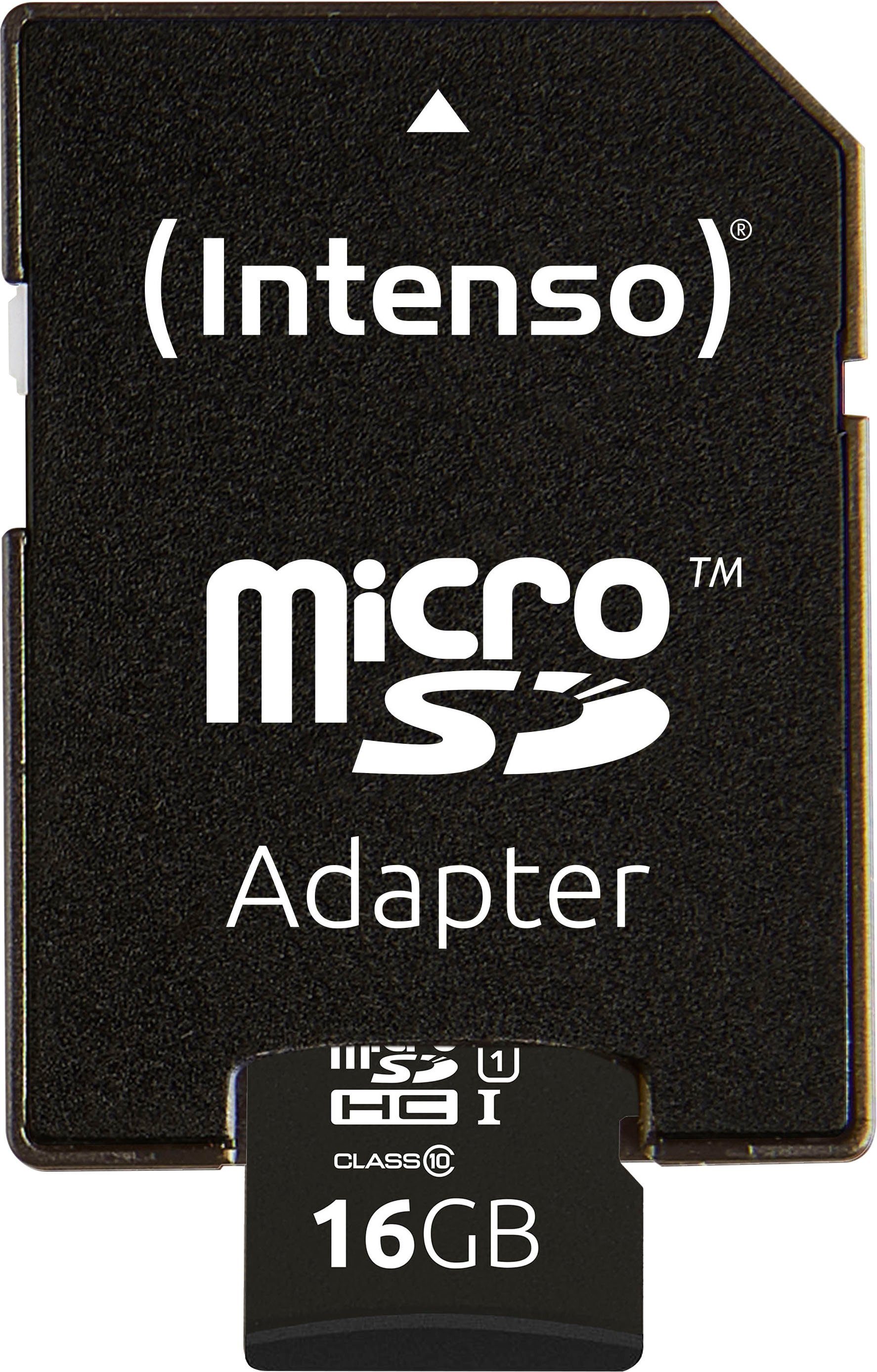 Intenso »microSDHC UHSI Premium + SDAdapter« Speicherkarte