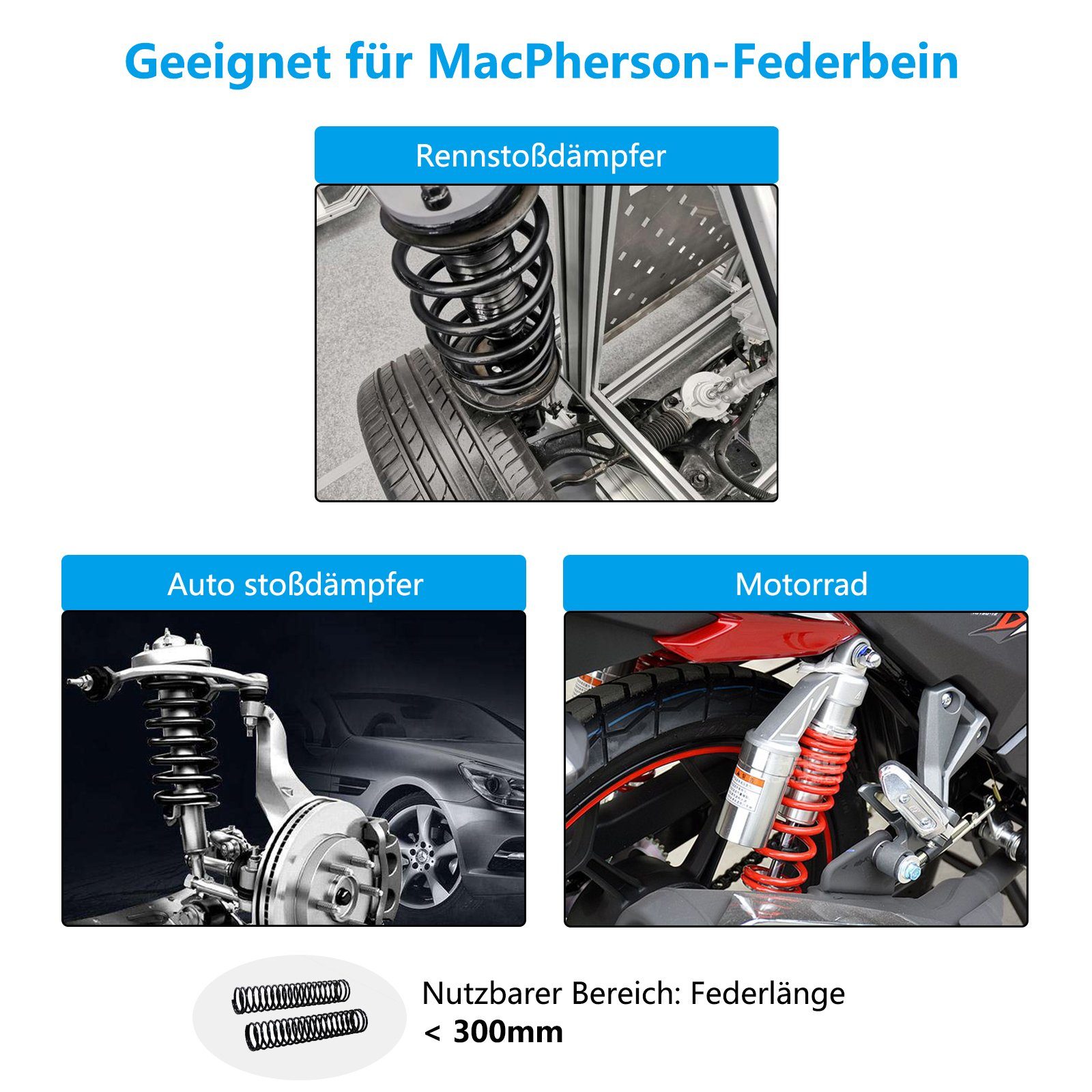 Federspanner für Werkzeugset & Fahrrad Verschraubungen Satz Universal Motorrad am AUFUN