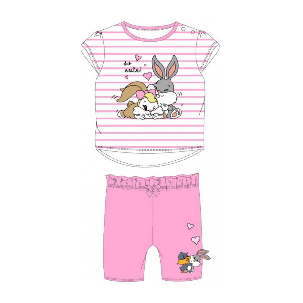 Shirt & Hose Baby- Set 'So Sweet', Looney Tunes Motiv, Kurzes Shirt & Leggings