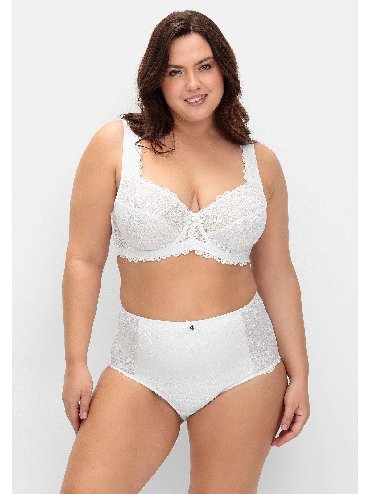 Sheego Bügel-BH Große Größen mit Stickerei-Spitze