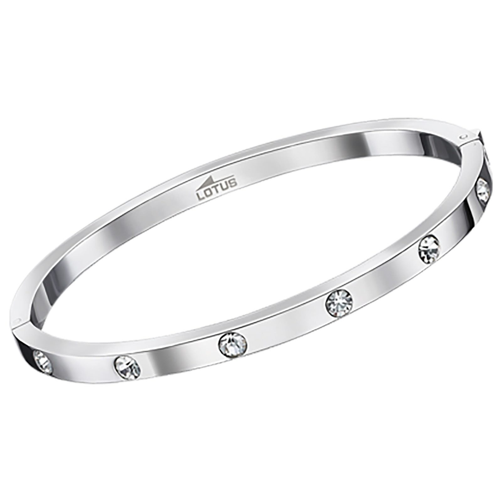 Lotus Style Armreif Lotus Style Armband Armreif silber, für Damen aus Edelstahl (Stainless Steel)