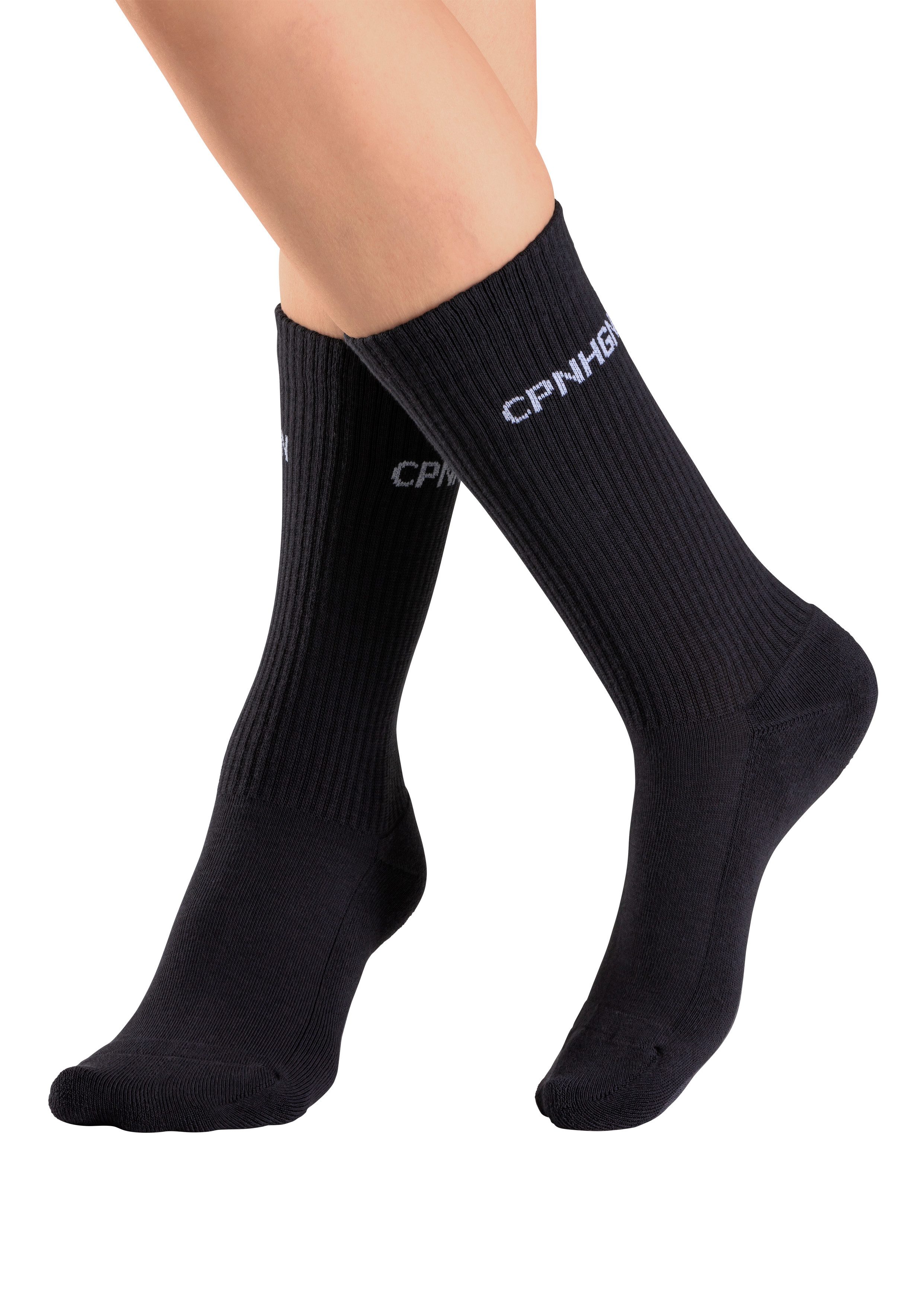 Copenhagen Studios Tennissocken (Packung, 3-Paar) mit Halbfußfrottee