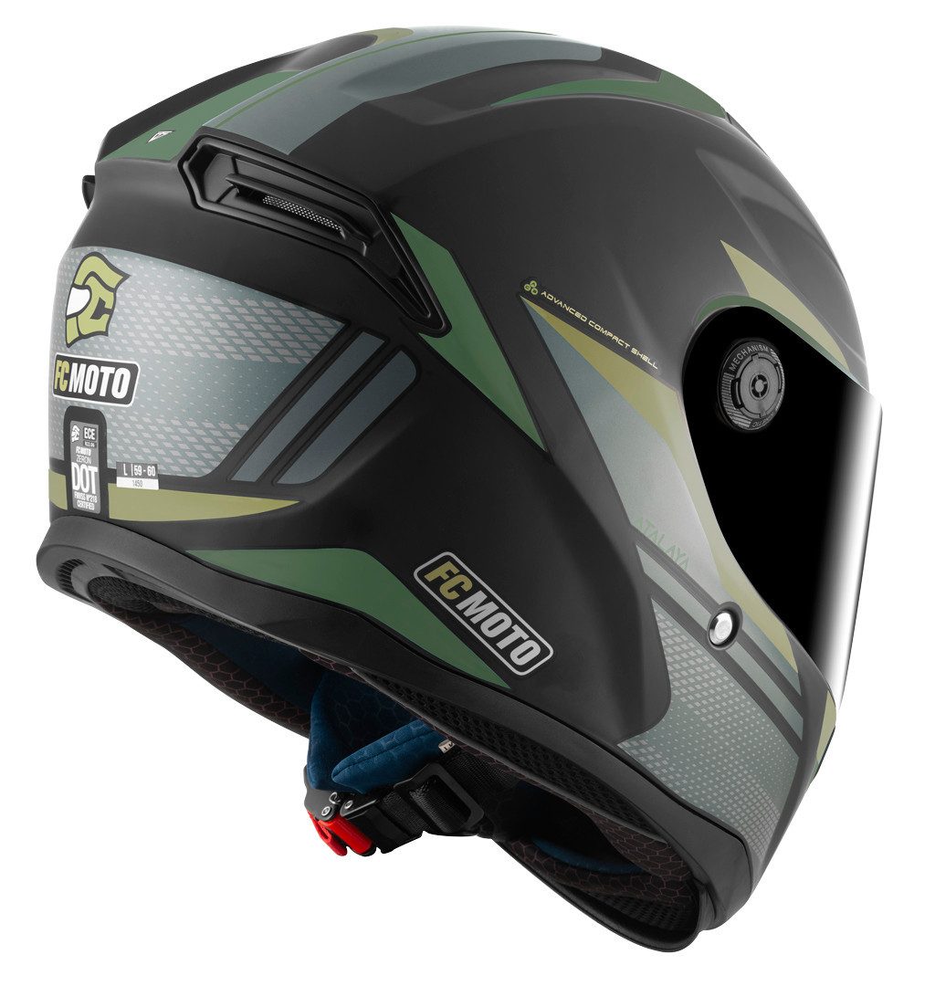 FC-Moto Motorradhelm FF114B Zeron Helm, vorbereitet für Pinlockscheibe