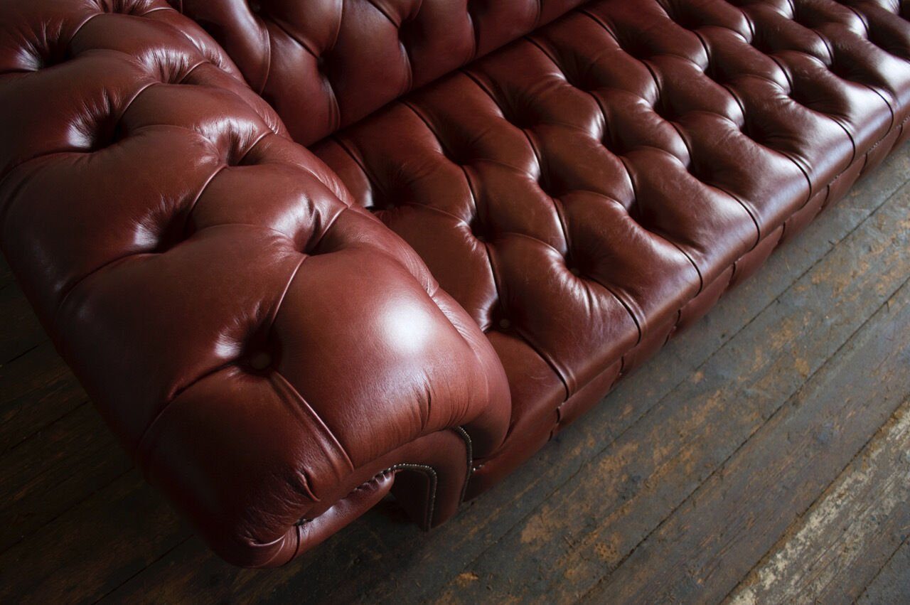 JVmoebel Chesterfield-Sofa, Chesterfield Sitzer Couch cm Design Sofa Sofa 4 265