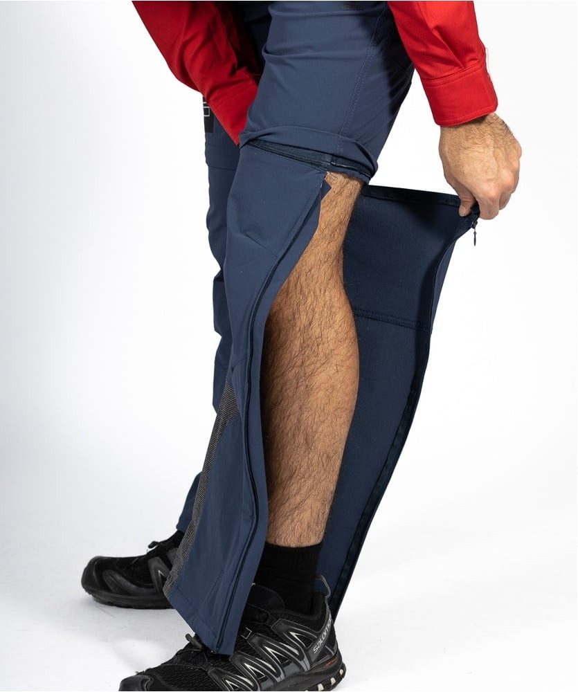 Maul Trekkinghose Eiger 2XT Zipp-Off 2023 (lange Hose und Bermudas in einem) caviarugrau