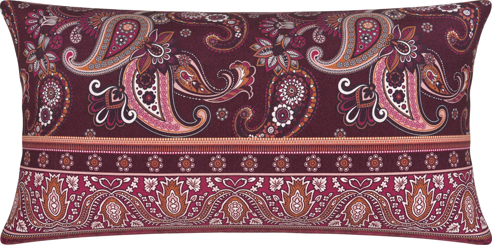Erwin Müller Kissenbezüge Kissenbezug, Mako-Satin Paisley/Ranke