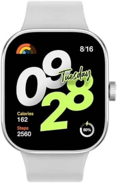 Xiaomi 20 Tage Akkulaufzeit Smartwatch (1,97 Zoll, Android iOS), Bis zu 20 Tage Akkulaufzeit Herzraten- und Blutsauerstoffmessungen