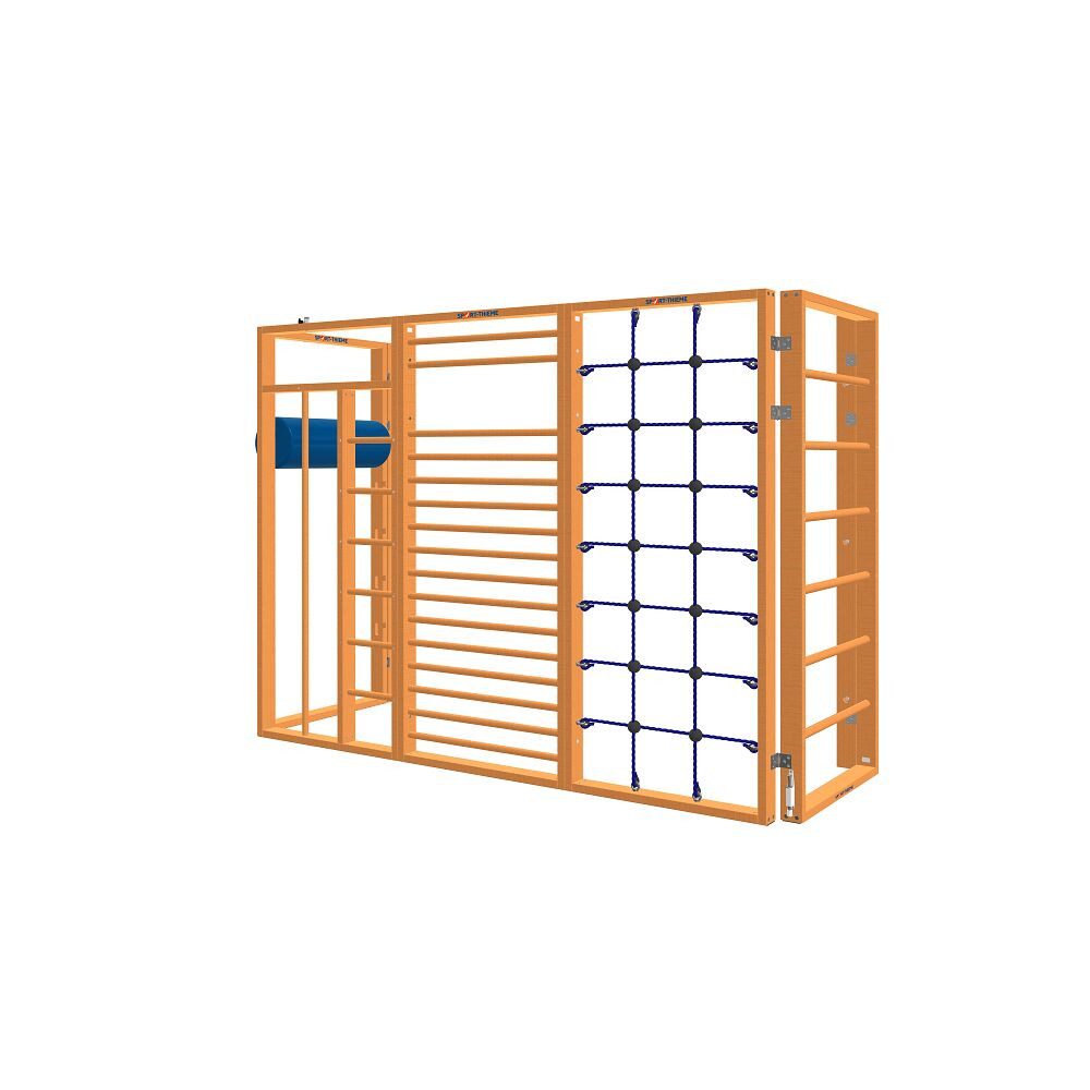 Sprossenwand Turnwand-Kombination TuWa Kletterhaus 5