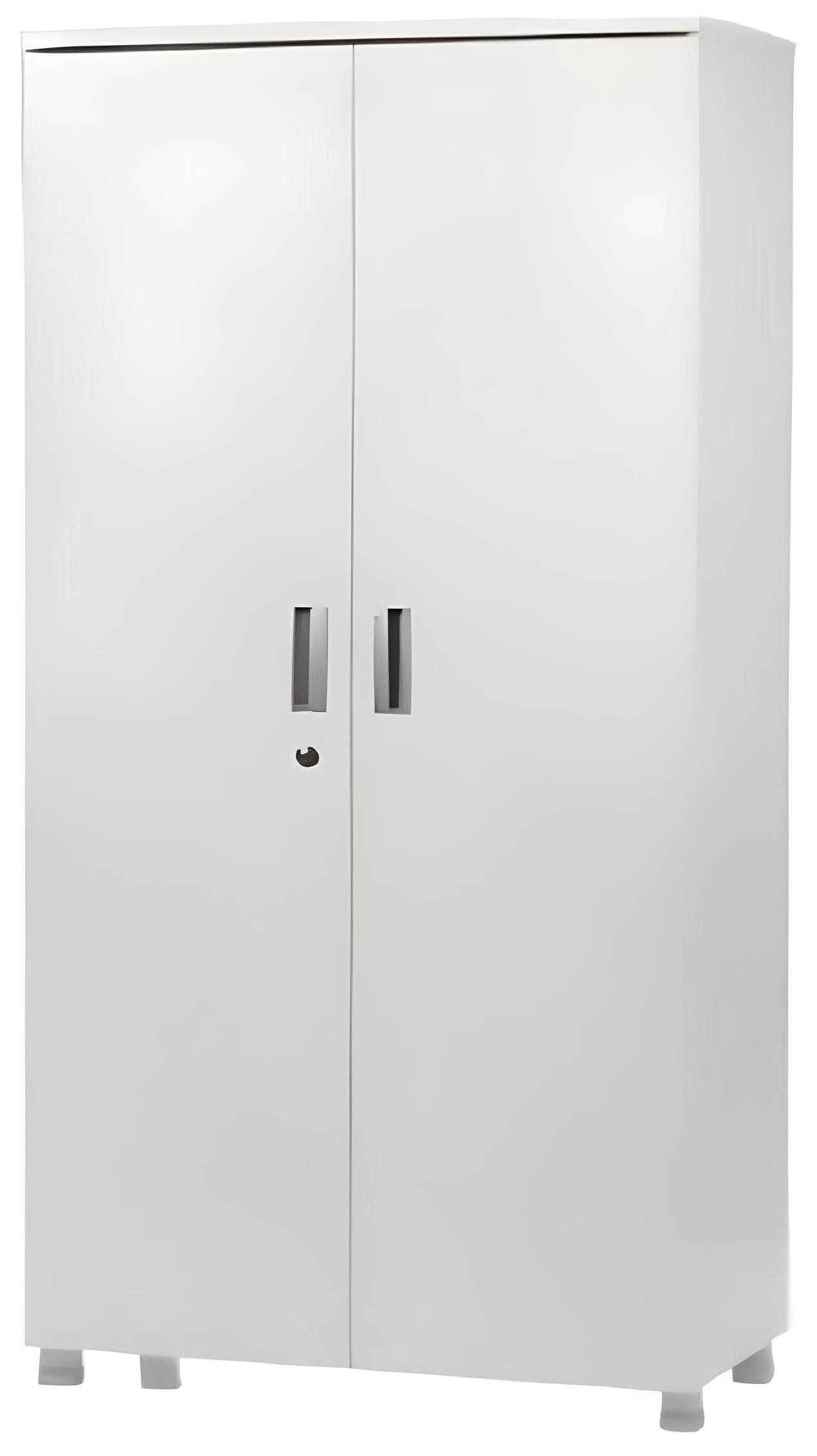Xlmoebel Aktenschrank Eleganter weißer Büroschrank aus hochwertigem Holz mit viel Stauraum (Büroschrank) Hergestellt in Europa