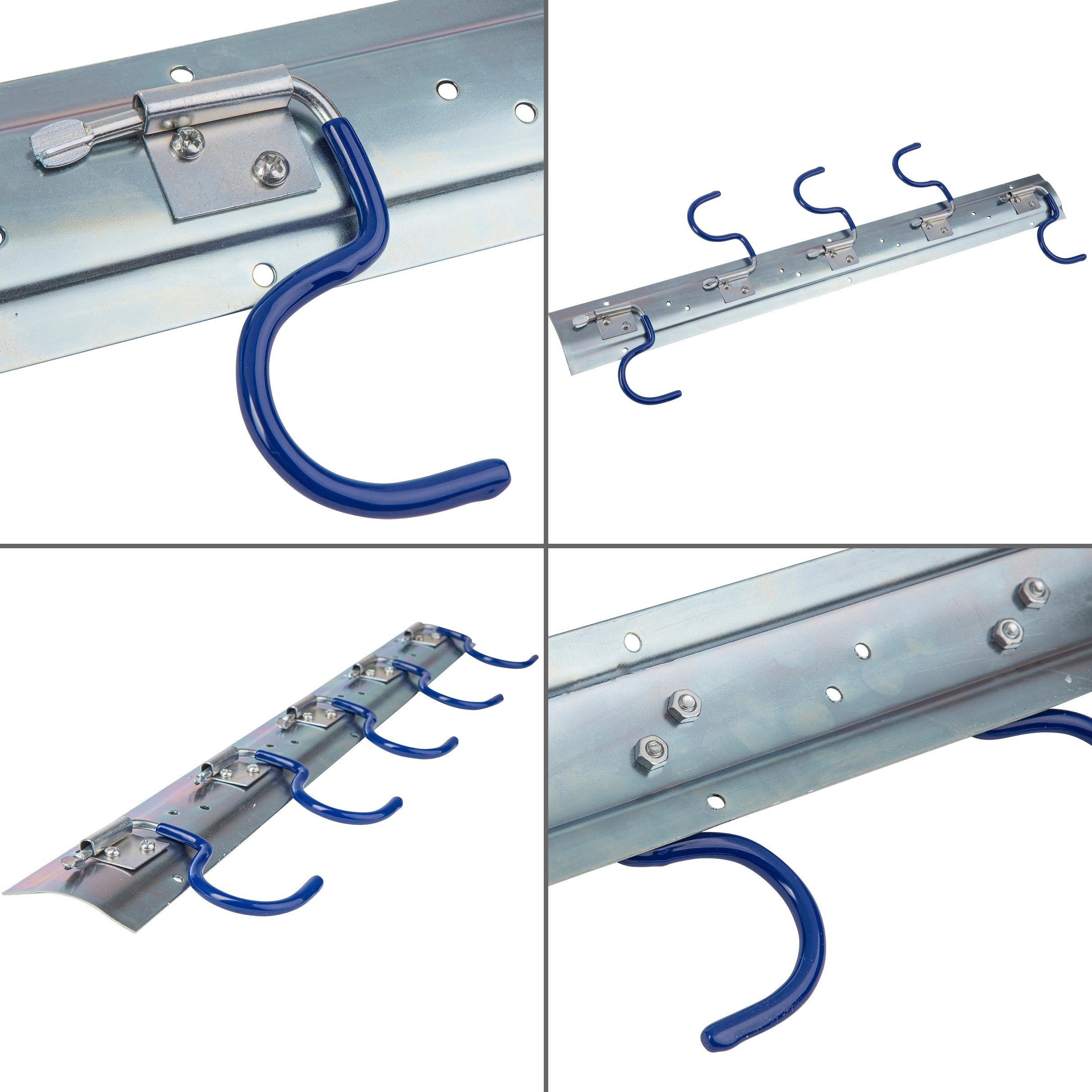 ONVAYA Gartengerätehalter Geräteleiste 50 cm Stahl, Gerätehalter, Wandhalterung, (2-tlg) – Bild 5 von 5