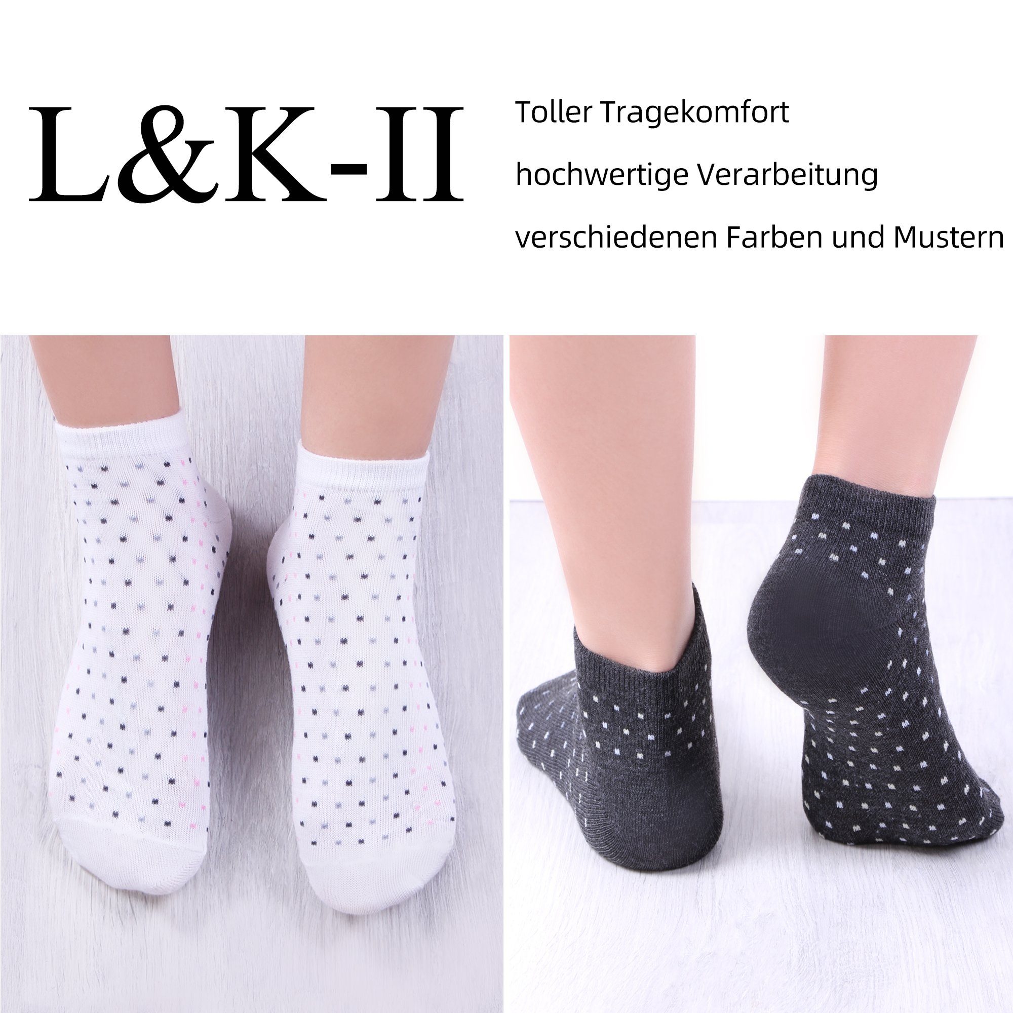 Libella Sneakersocken 92281 (12er-Pack) Sneaker Socken uni Farbe