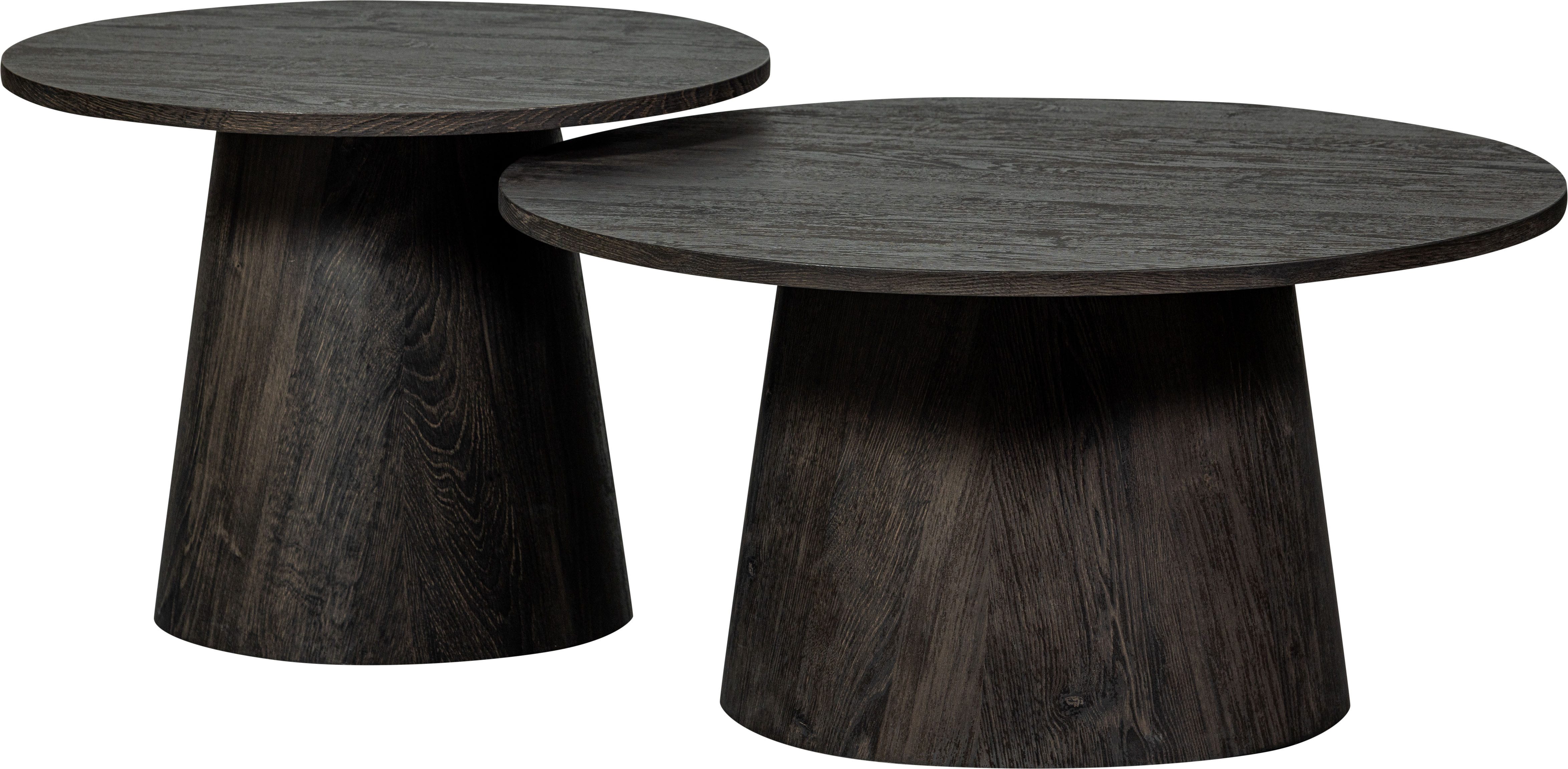 WOOOD Couchtisch Venlo, runde Form, belastbar bis 25 kg, H 40 cm x Ø 80 cm günstig online kaufen